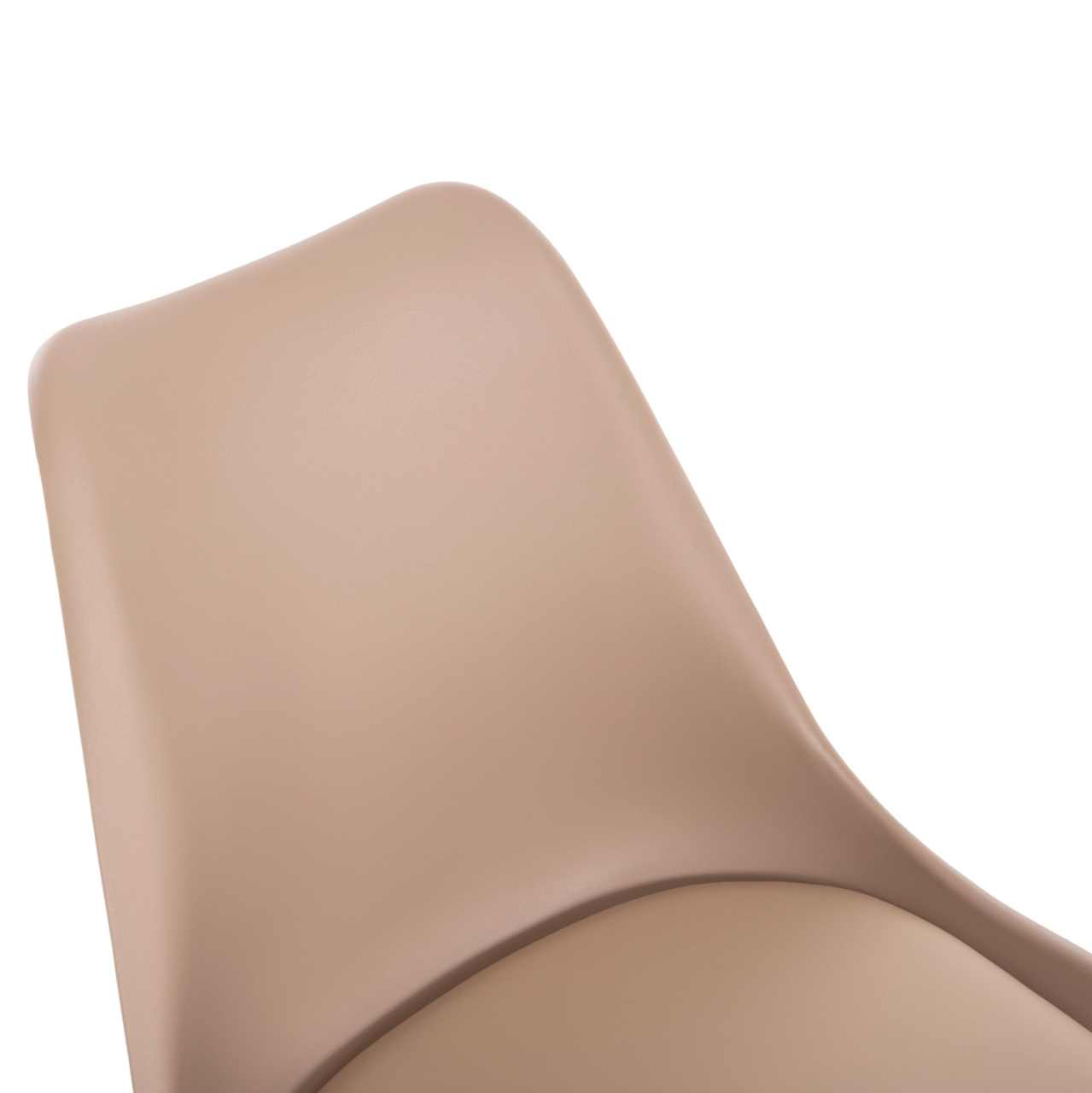 Dining Chair Vegas HM0033.45 with polypropylene legs and PP seat Cappuccino 49x55.5x84H cm. [7]