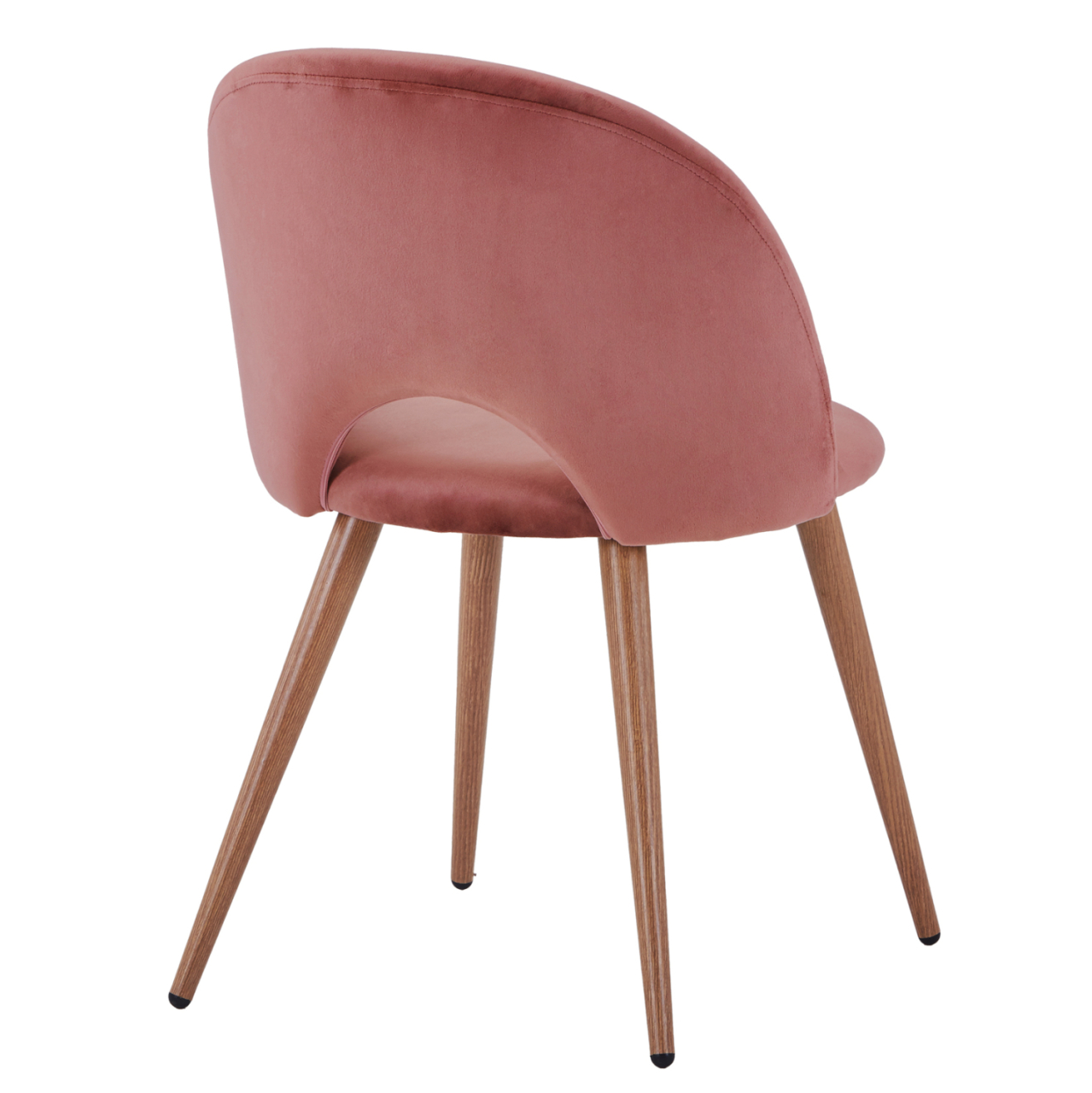 Dining Chair Velvet rotten apple and metallic legs HM8544.02 52x49,5x77 cm [5]
