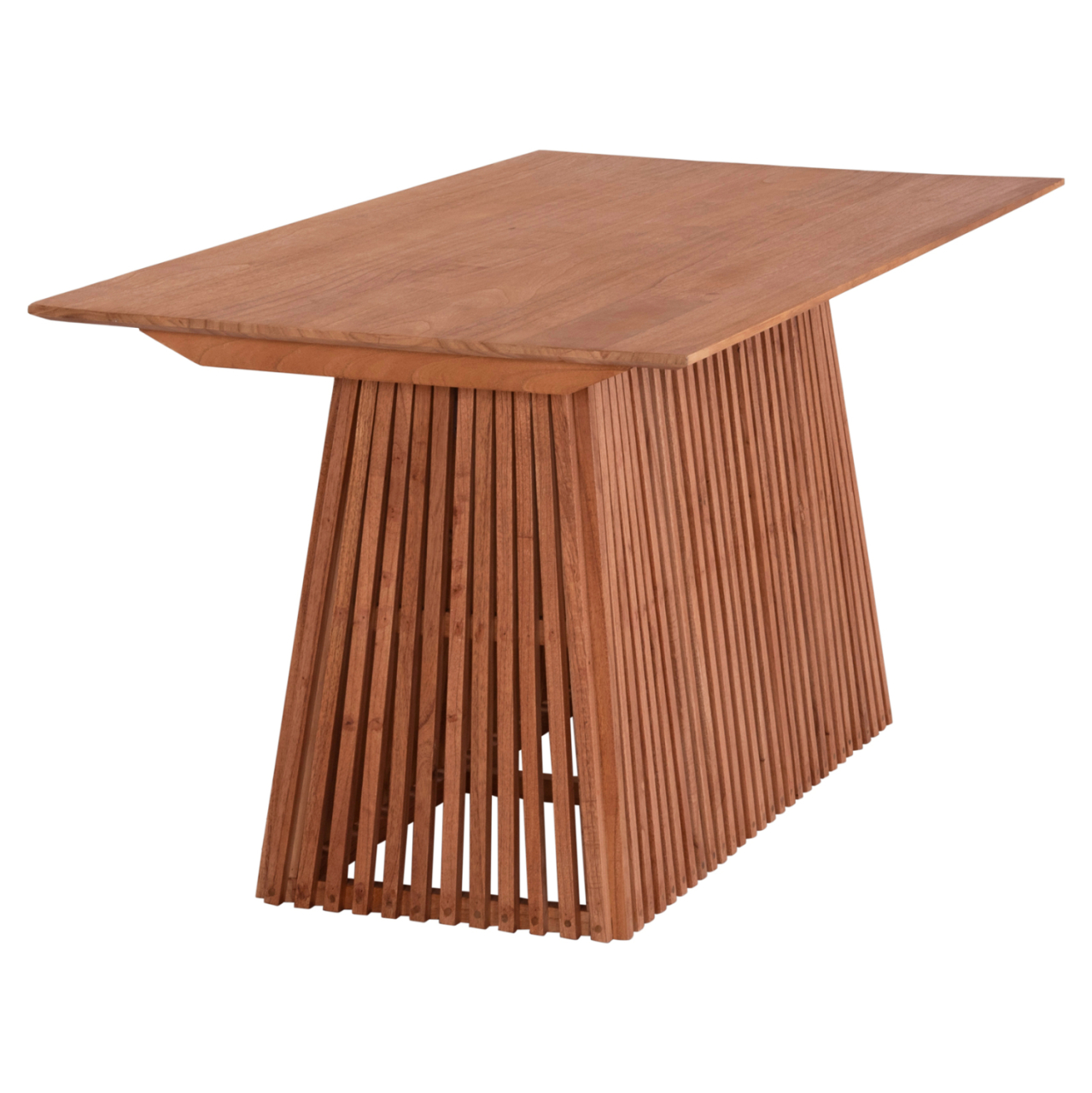 DINING SET 5PCS DETTON HM10958.02 MINDI WOOD--BROWN/BEIGE DINING CHAIRS [7]