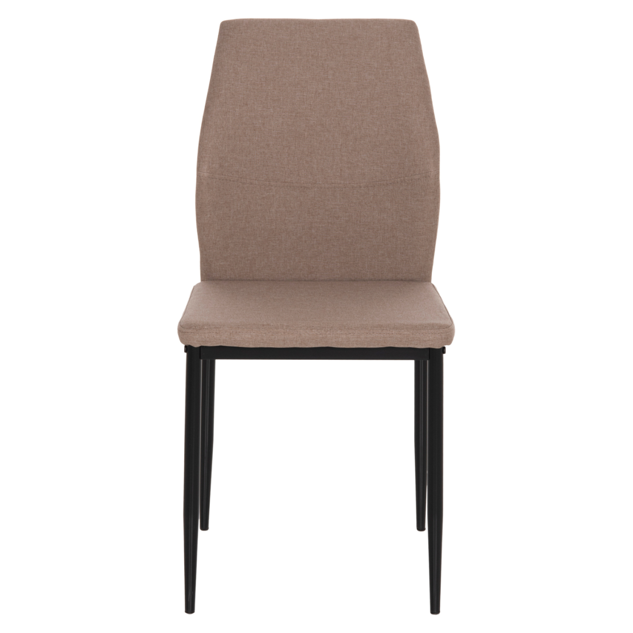 DINING SET 5PCS DIAZ HM10867.04 TABLE and DINING CHAIRS WITH BEIGE FABRIC [4]