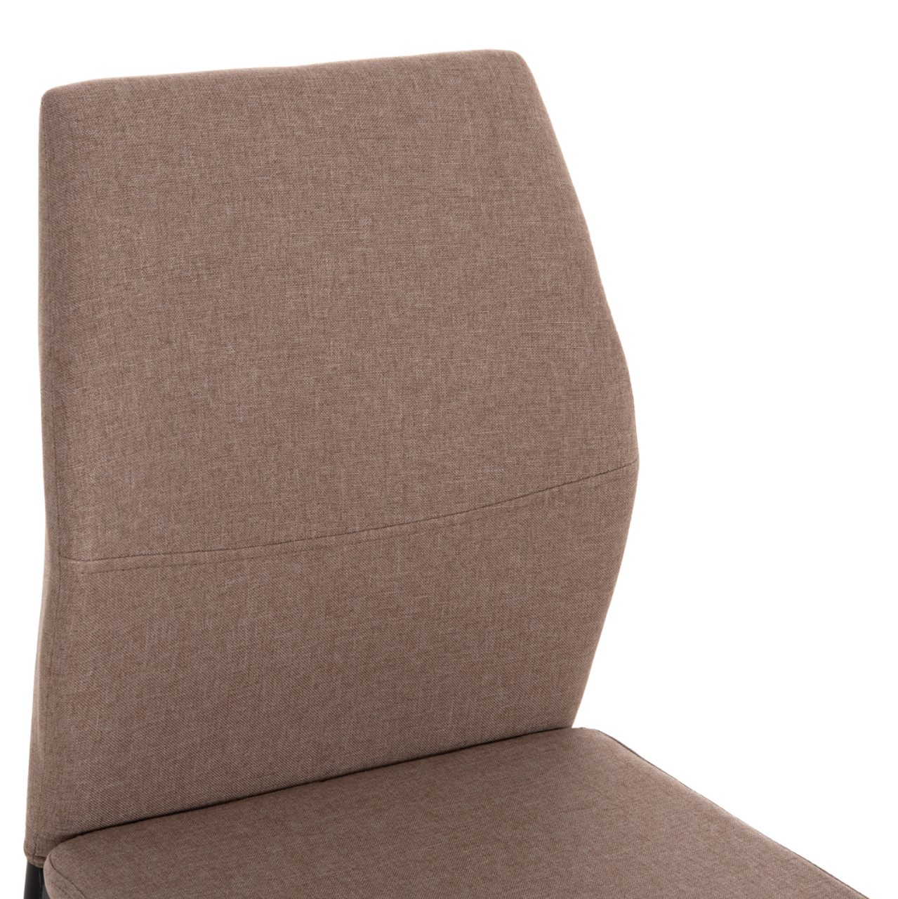 DINING SET 5PCS DIAZ HM10867.04 TABLE and DINING CHAIRS WITH BEIGE FABRIC [5]