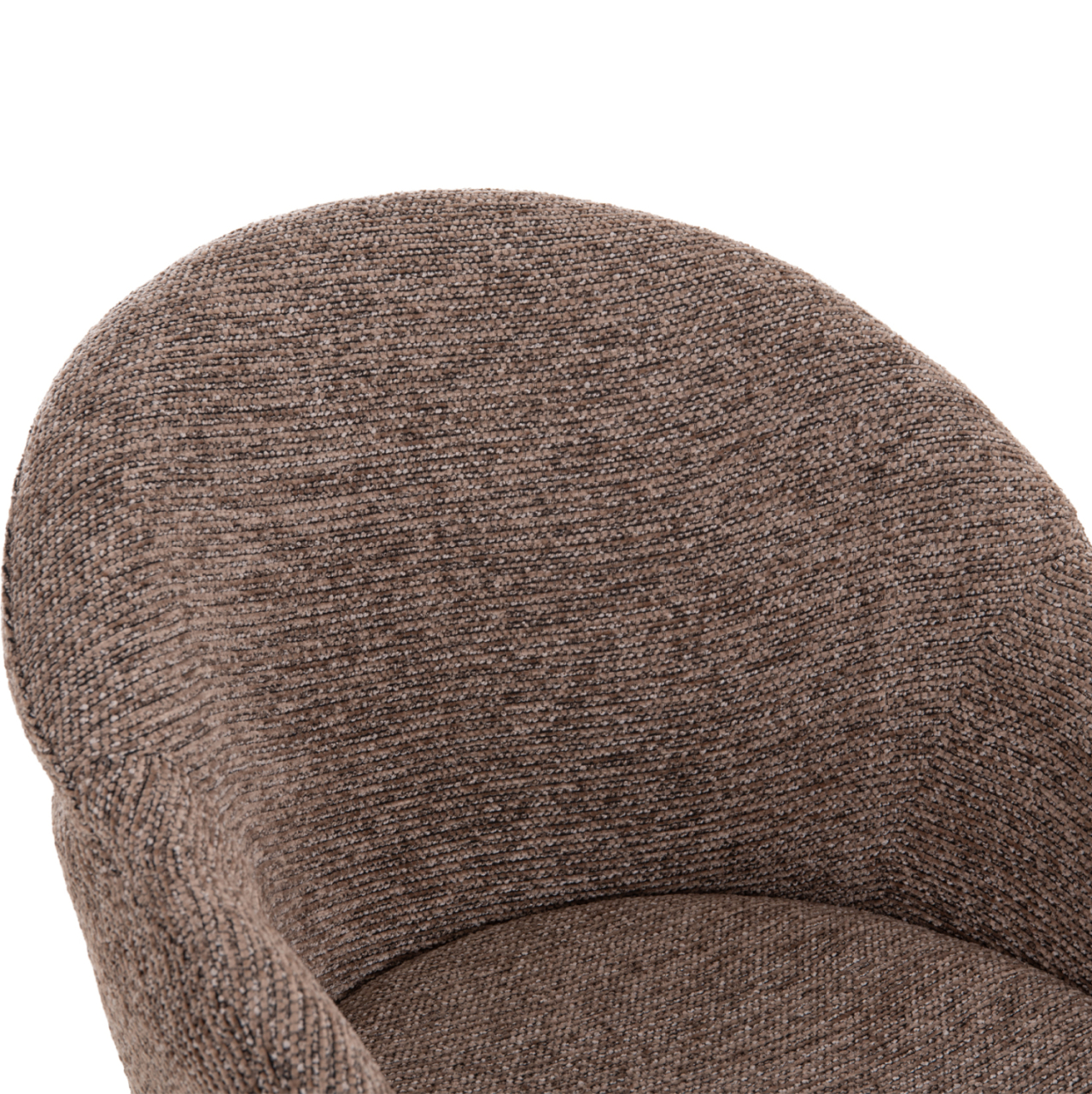 DINING SET 5PCS DRENNY HM10952.03 CERAMIC TOP--FABRIC IN TAUPE and BLACK METAL LEGS [4]