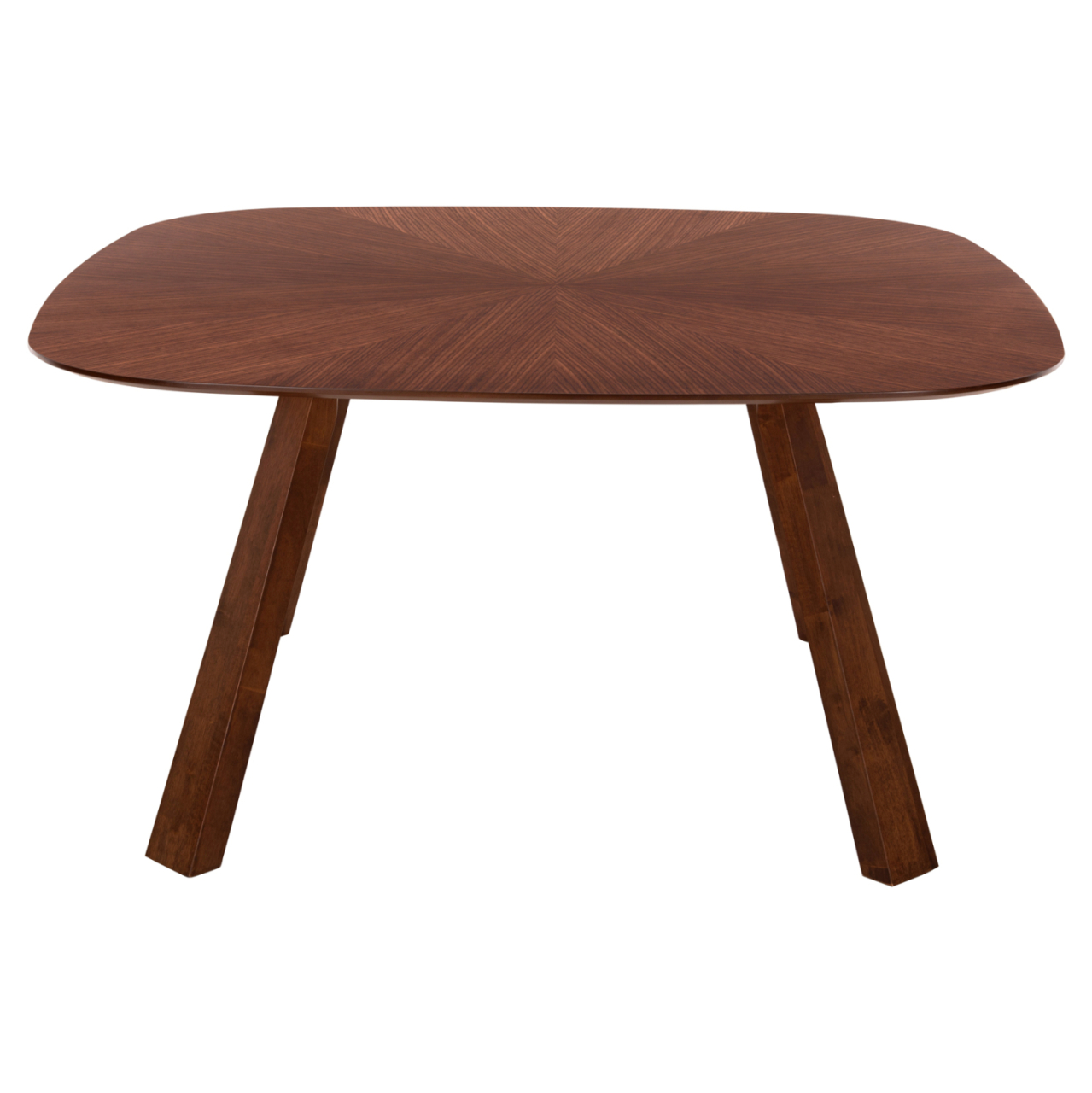 DINING SET 5PCS HANA HM21340.02 SQUARE TABLE MADE OF MDF--CHAIRS MADE OF RUBBERWOOD and FABRIC [7]