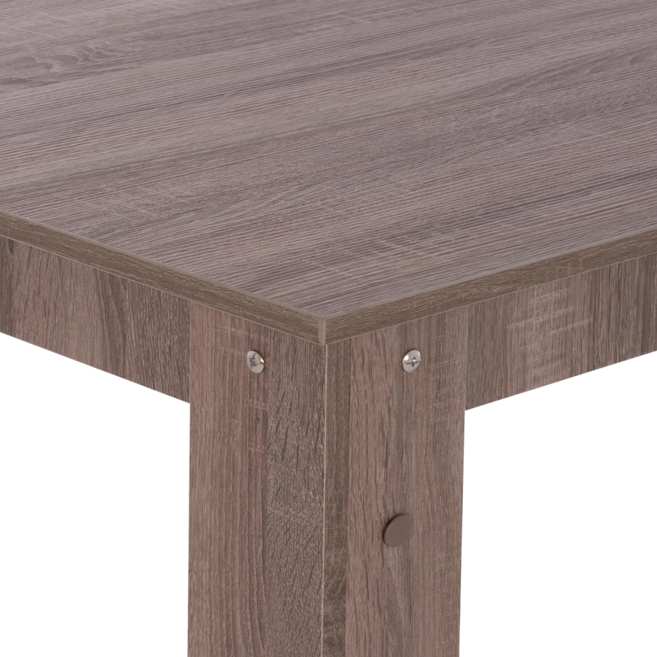 DINING SET 5PCS KELVIN HM10886.05 MELAMINE IN SONAMA OAK--BLACK VELVET [7]
