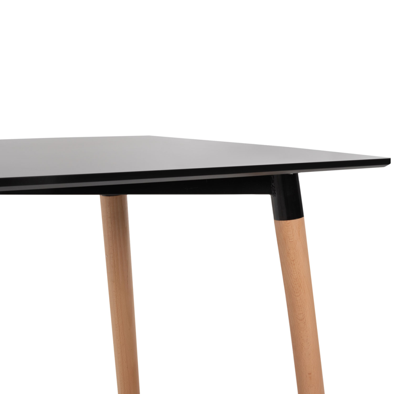 DINING SET 5PCS LIO HM21175 MDF TOP and POLYPROPYLENE IN BLACK [8]