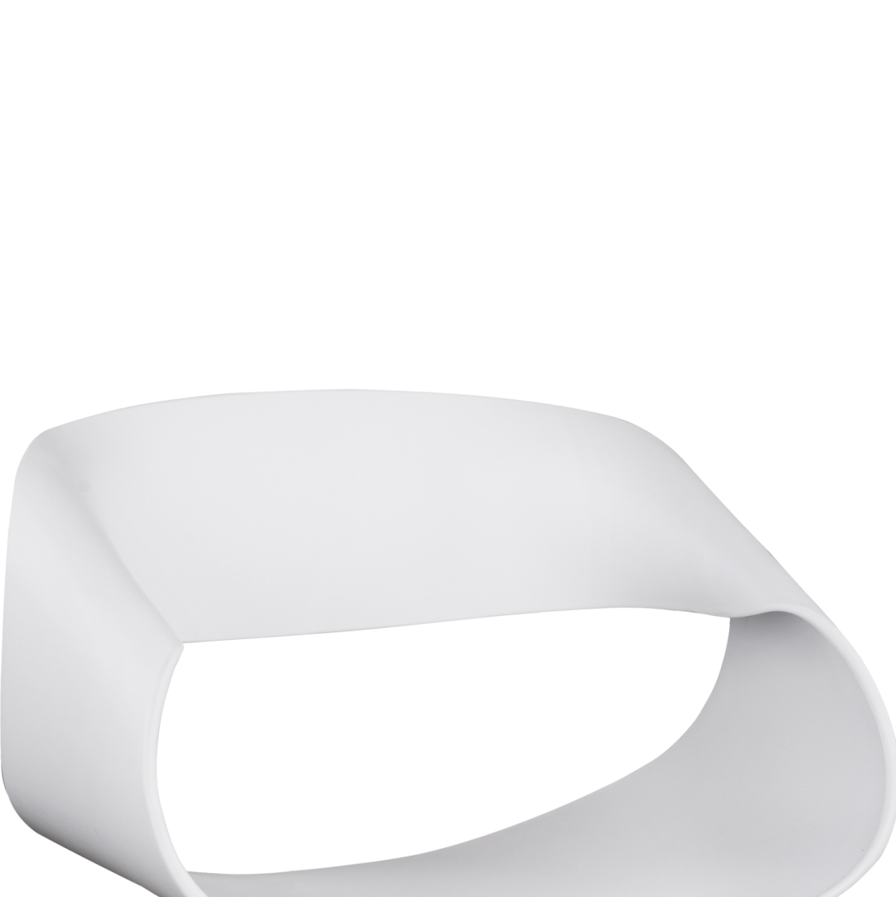 DINING SET 5PCS MAGGIE HM21186 MDF TOP and POLYPROPYLENE IN WHITE COLOR [4]