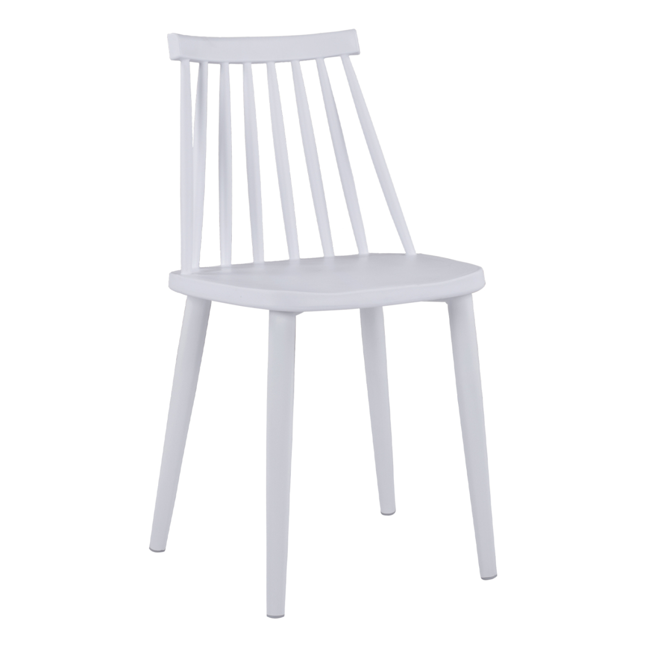 DINING SET 5PCS OFIRA HM10634 MDF TOP IN SONAMA--DINING CHAIRS IN WHITE [4]