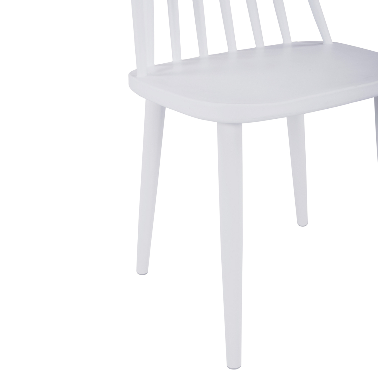 DINING SET 5PCS OFIRA HM10634 MDF TOP IN SONAMA--DINING CHAIRS IN WHITE [6]