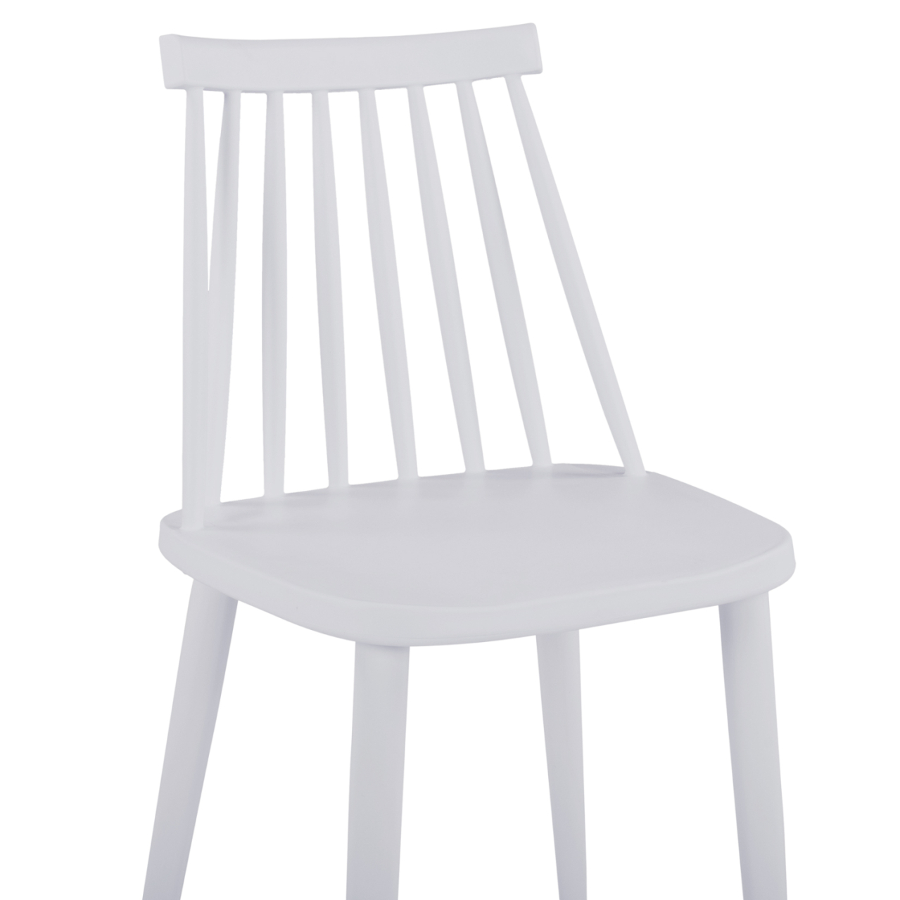 DINING SET 5PCS OFIRA HM10634 MDF TOP IN SONAMA--DINING CHAIRS IN WHITE [5]