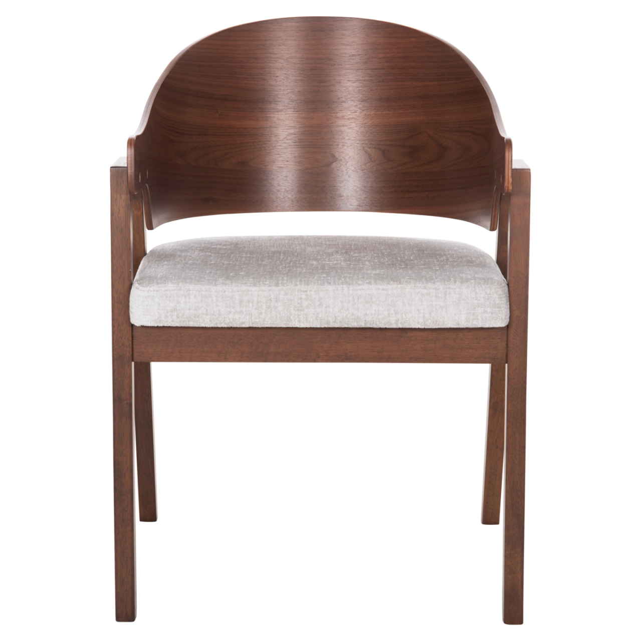 DINING SET 5PCS RINER HM21340 SQUARE TABLE MADE OF MDF--CHAIRS MADE OF RUBBERWOOD and FABRIC [4]