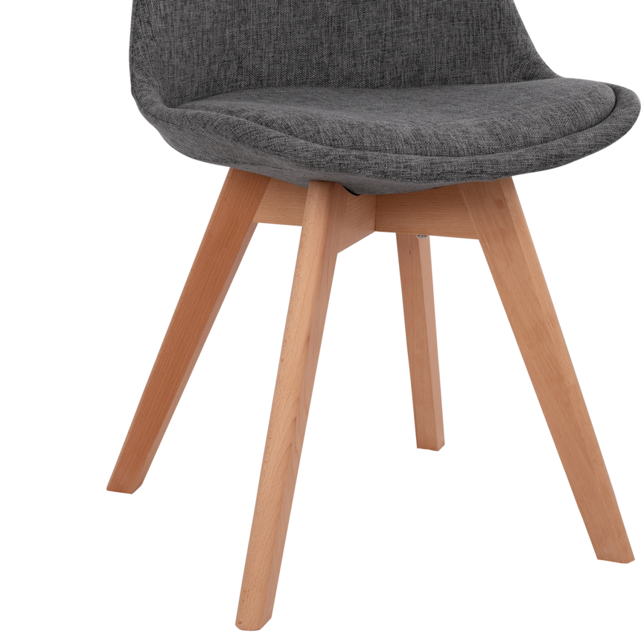 DINING SET 5PCS VEGAS HM21177 MDF TOP IN GREY--FABRIC IN GREY [6]