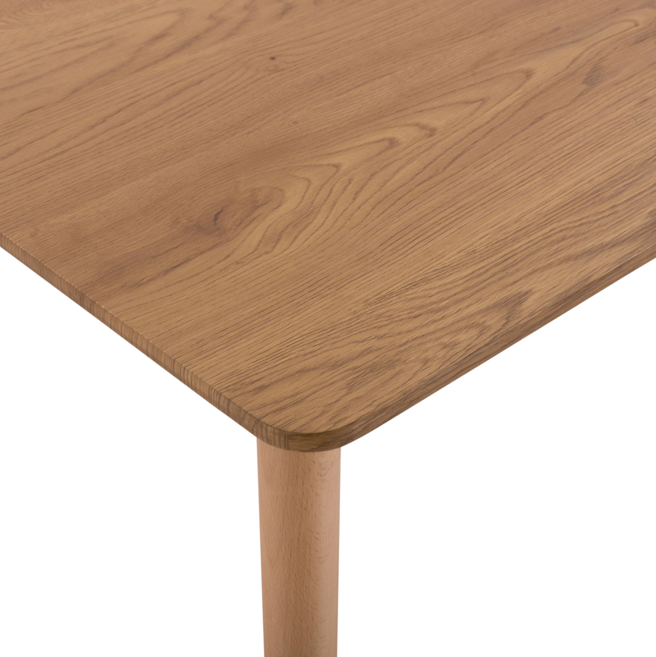 DINING SET 5PCS VEGAS HM21180 MDF TOP IN NATURAL--FABRIC IN BEIGE [7]