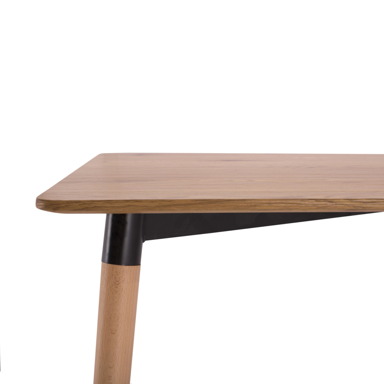 DINING SET 5PCS VEGAS HM21180 MDF TOP IN NATURAL--FABRIC IN BEIGE [6]