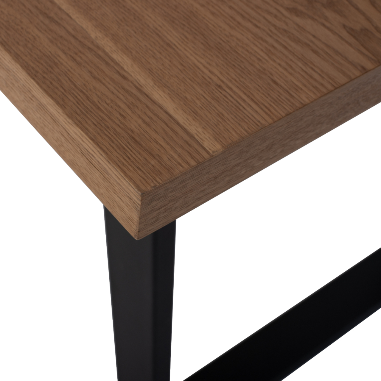 DINING SET 7PCS MANIDO HM10949.03 MDF TOP--FABRIC IN TAUPE and BLACK METAL LEGS [9]