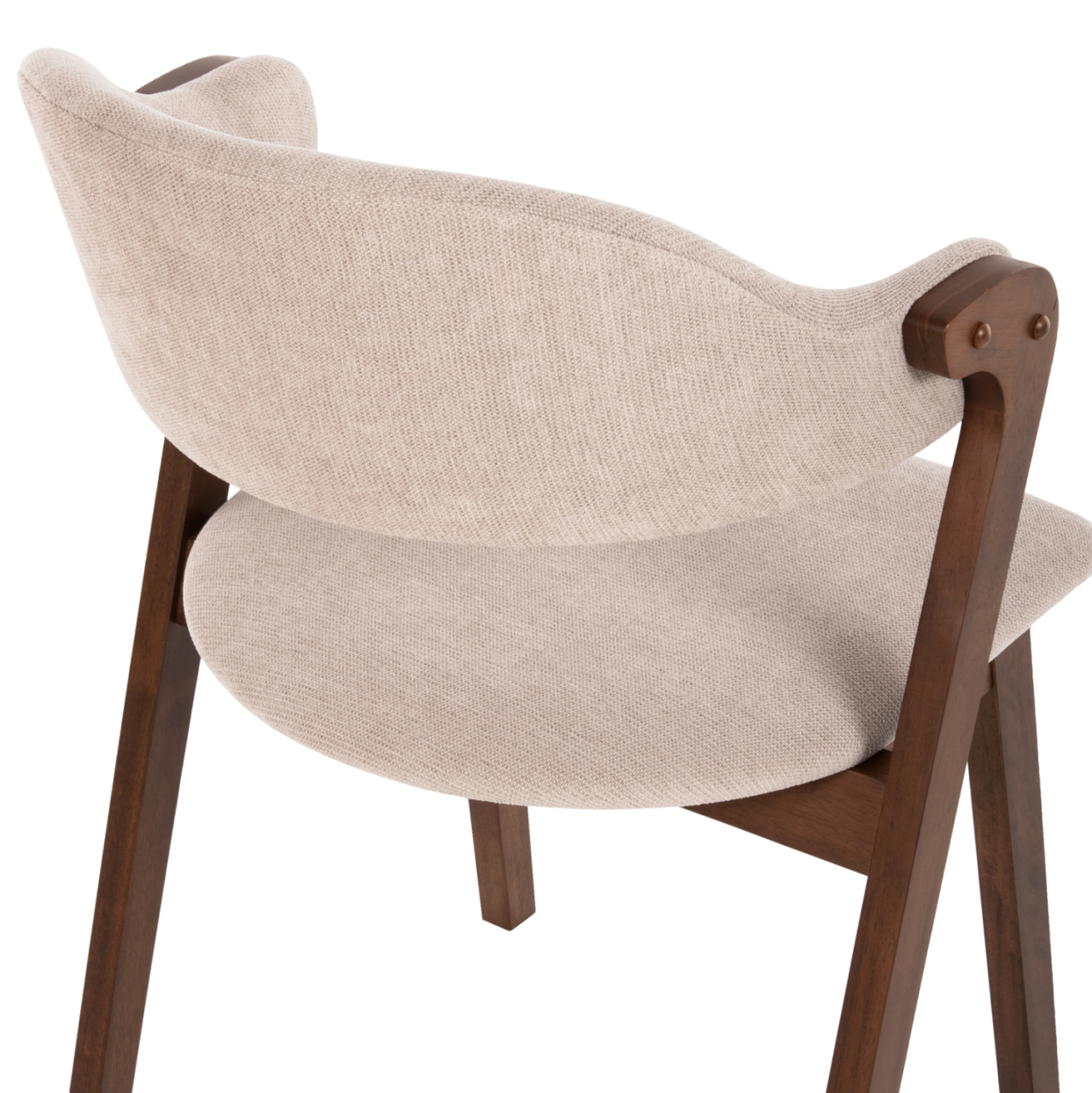 DINING SET 9PCS RIDER HM21341 SQUARE TABLE MADE OF MDF--CHAIRS MADE OF RUBBERWOOD and FABRIC [6]