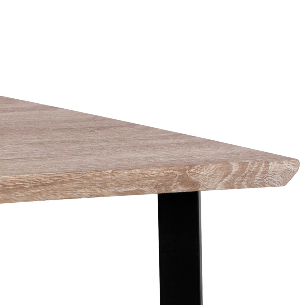 Dining Table 110x70 sonama with black legs HM8333 [4]