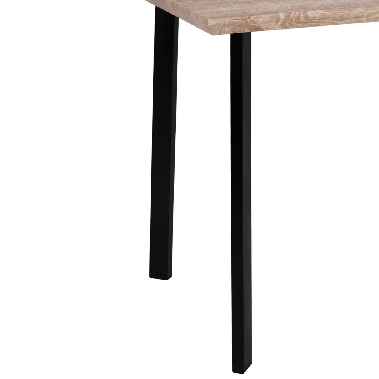 Dining Table 110x70 sonama with black legs HM8333 [5]
