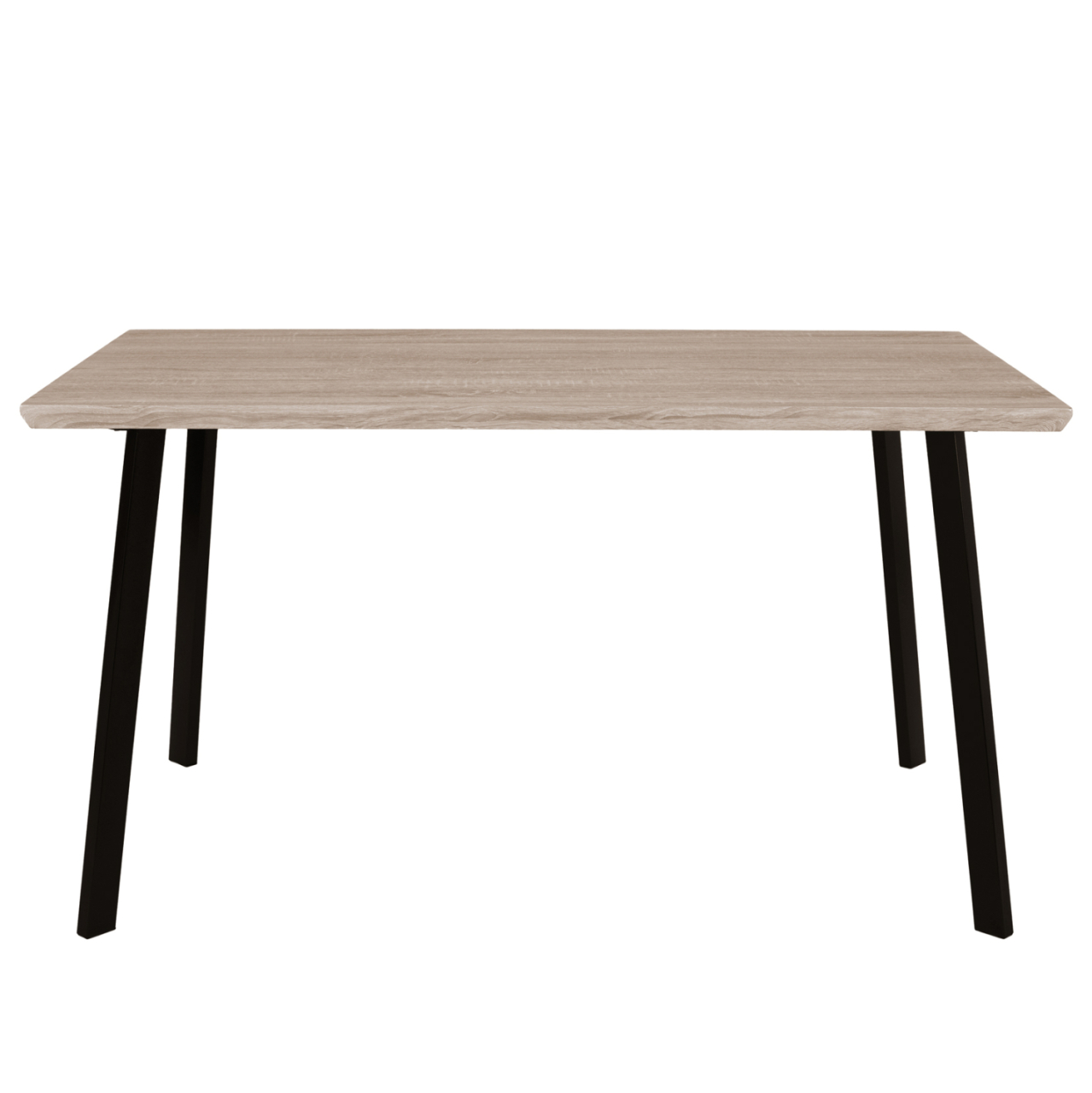 Dining Table 140x80 sonama with black legs HM8374 [3]
