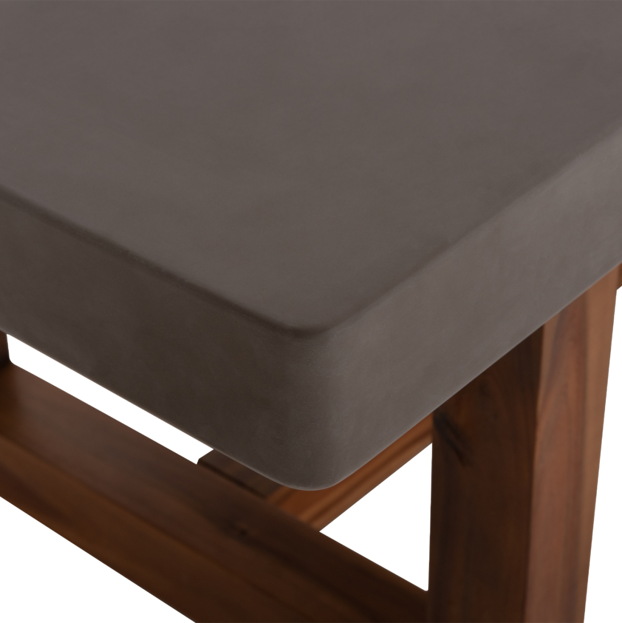 DINING TABLE ASTOR HM6572.01 GREY FIBER CEMENT TOP--ACACIA WOOD LEGS 240x100x75Hcm [10]