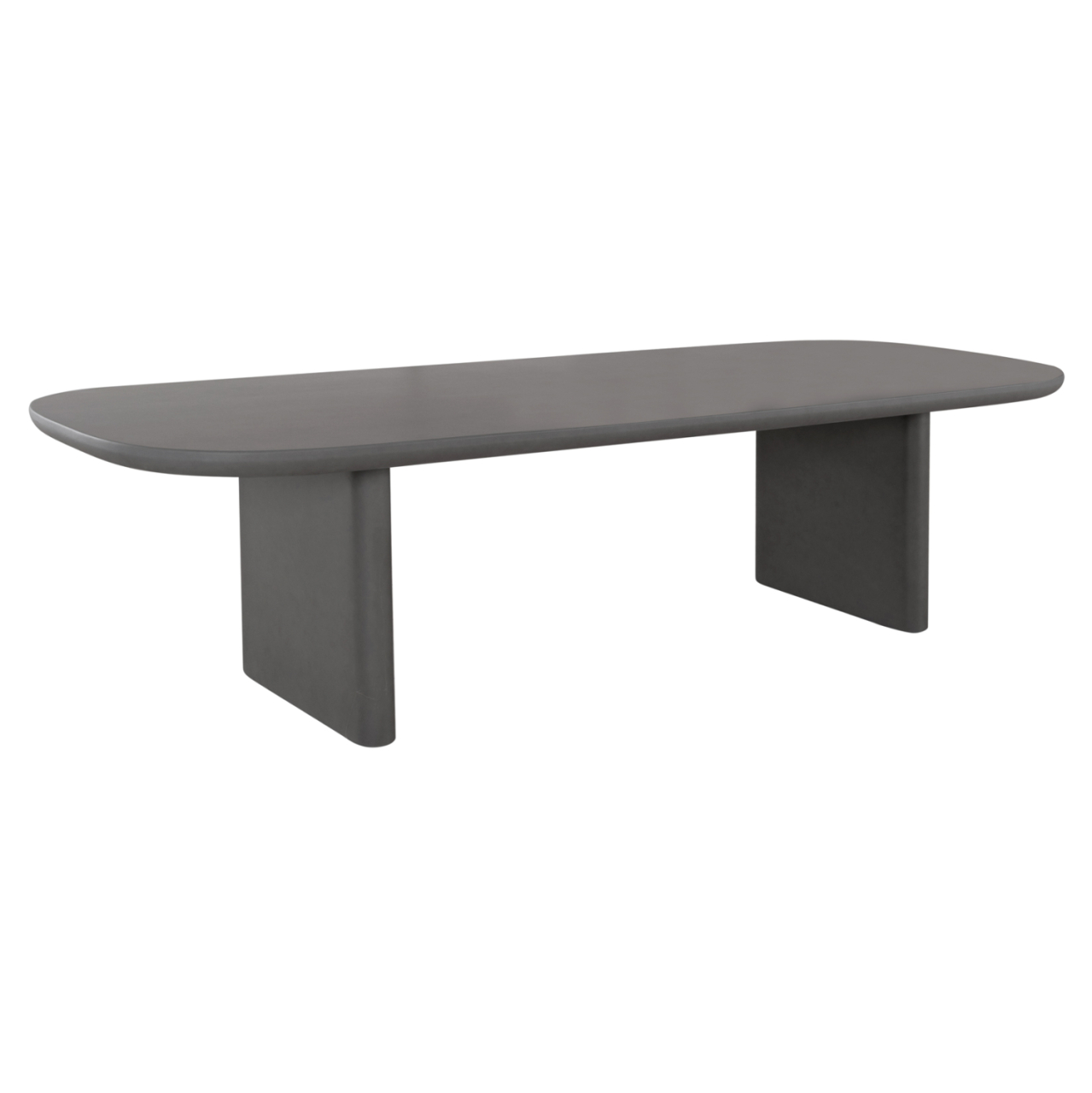DINING TABLE AZAMI HM6601.01 GREY FIBER CEMENT 300x112x75Hcm [6]