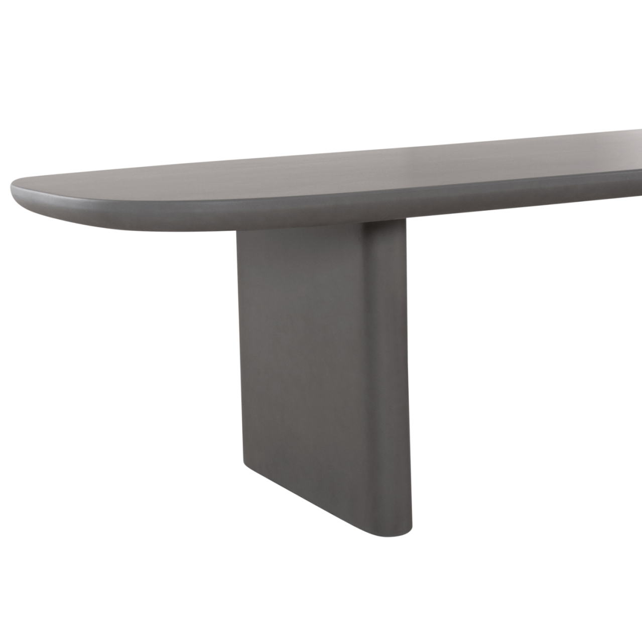 DINING TABLE AZAMI HM6601.01 GREY FIBER CEMENT 300x112x75Hcm [7]