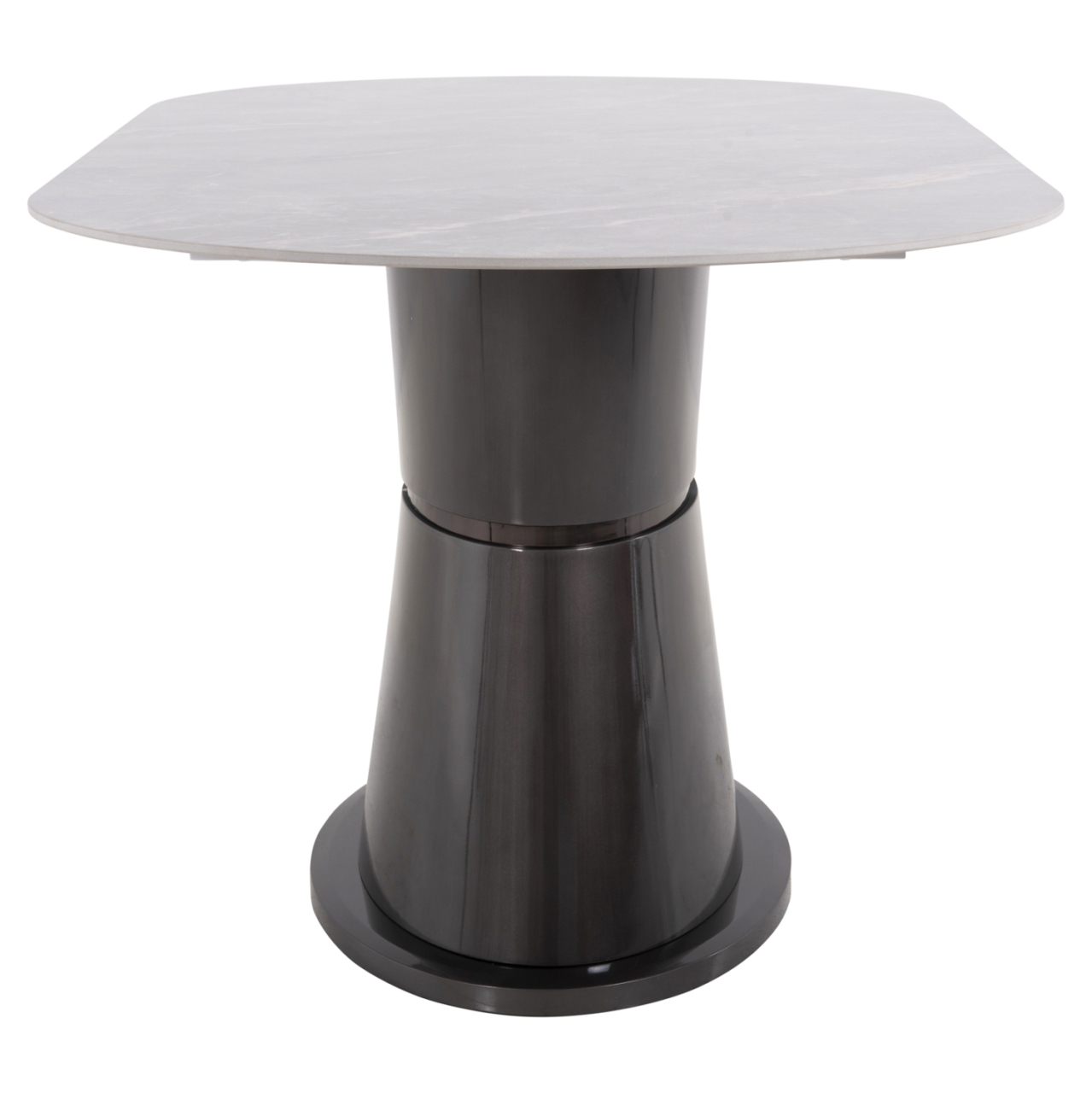 DINING TABLE BENT HM9773.01 CERAMIC IN GREY MARBLE-MDF BASE IN ANTHRACITE 180x90x76Hcm. [4]