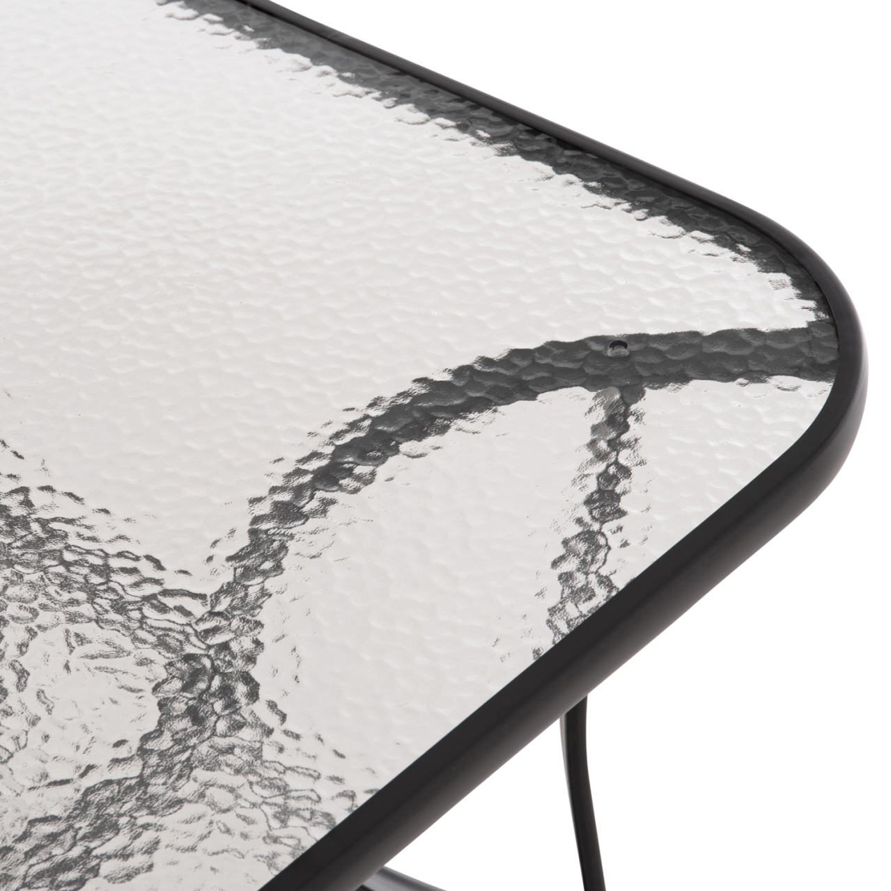 DINING TABLE BRUNO HM5145.03 METAL IN BLACK COLOR-TEMPERED GLASS 150Χ90Χ72Hcm. [6]