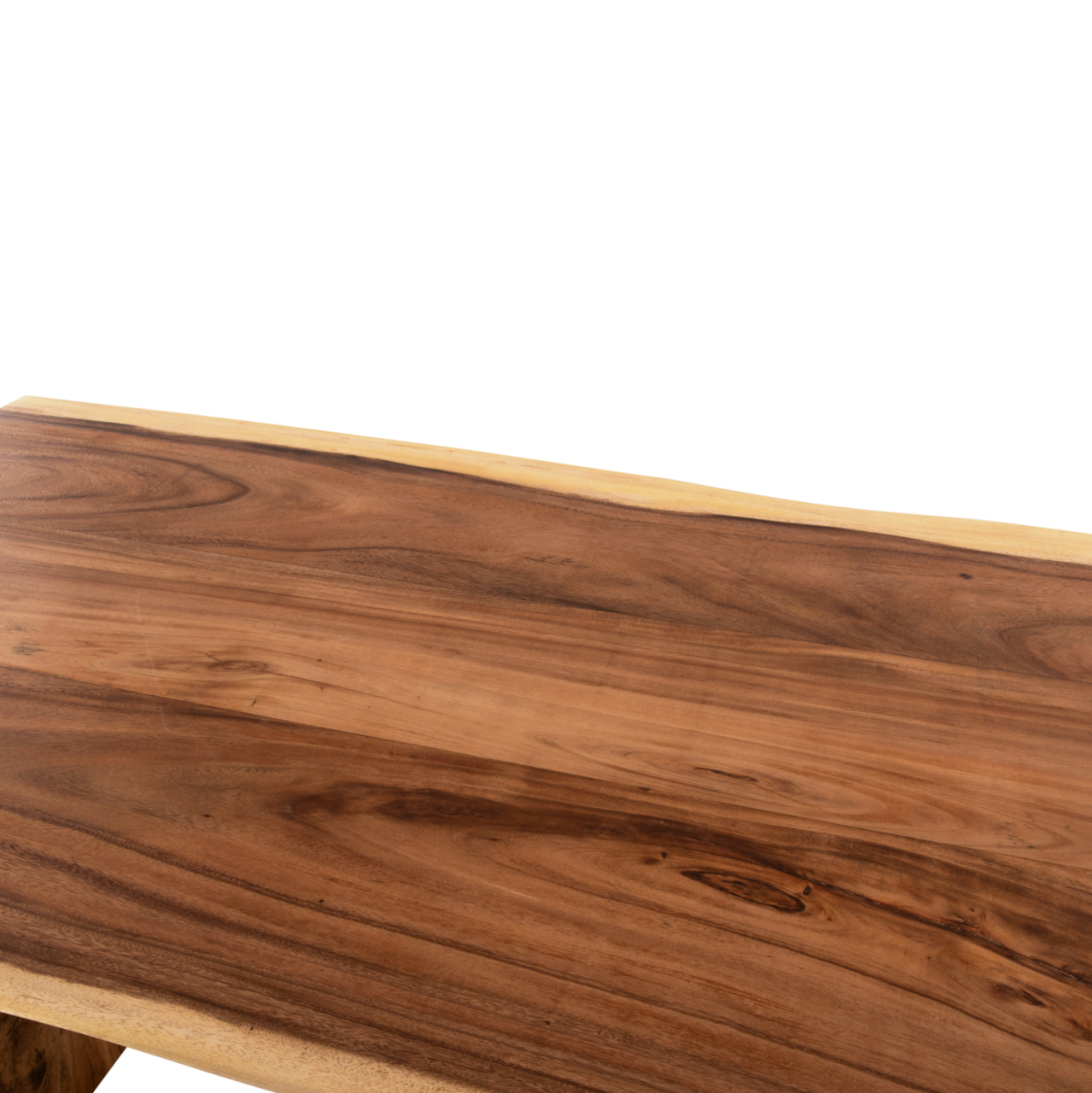 DINING TABLE EGON HM9490 SOLID SUAR WOOD 7,5cm.TOP- IN NATURAL COLOR 200x100x80Hcm. [6]