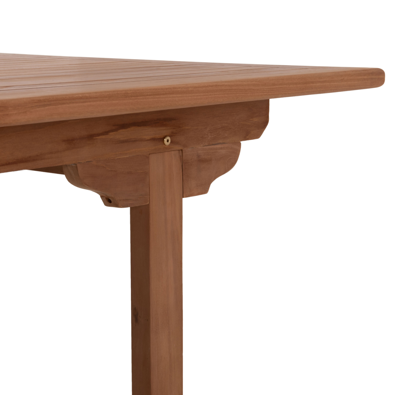 DINING TABLE EXTENDABLE CRANDER HM6376 TEAK WOOD IN NATURAL COLOR 180-240x100x76Hcm. [10]