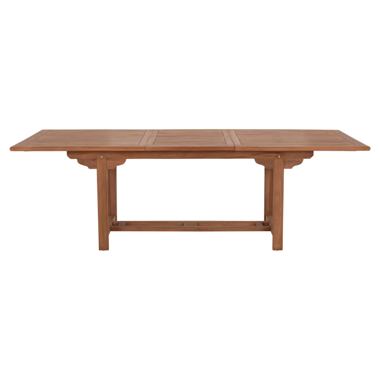 DINING TABLE EXTENDABLE CRANDER HM6376 TEAK WOOD IN NATURAL COLOR 180-240x100x76Hcm. [4]