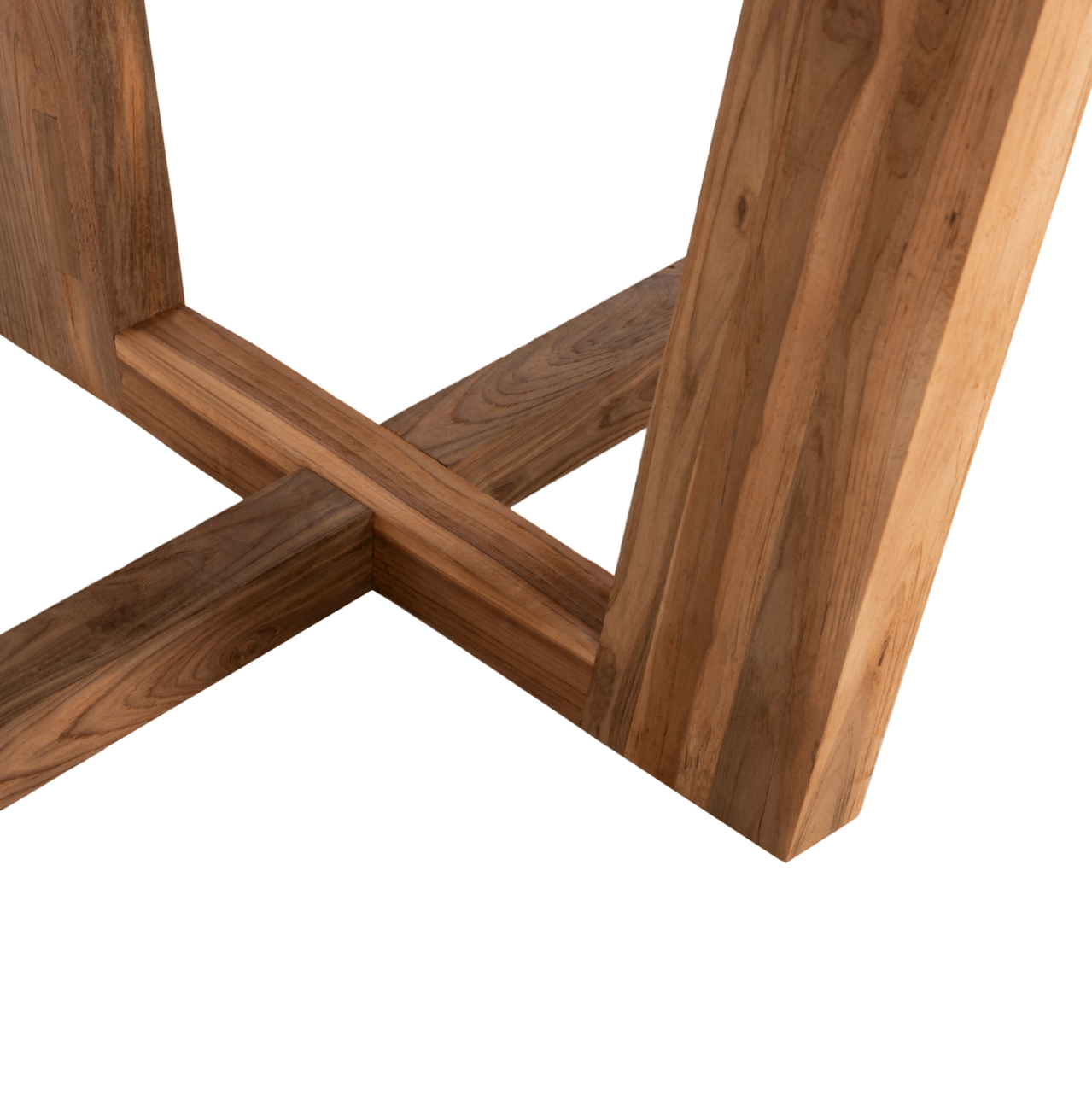 DINING TABLE IN OVAL SHAPE HM9558 RECYCLED TEAK WOOD 209x109x80Hcm. [5]