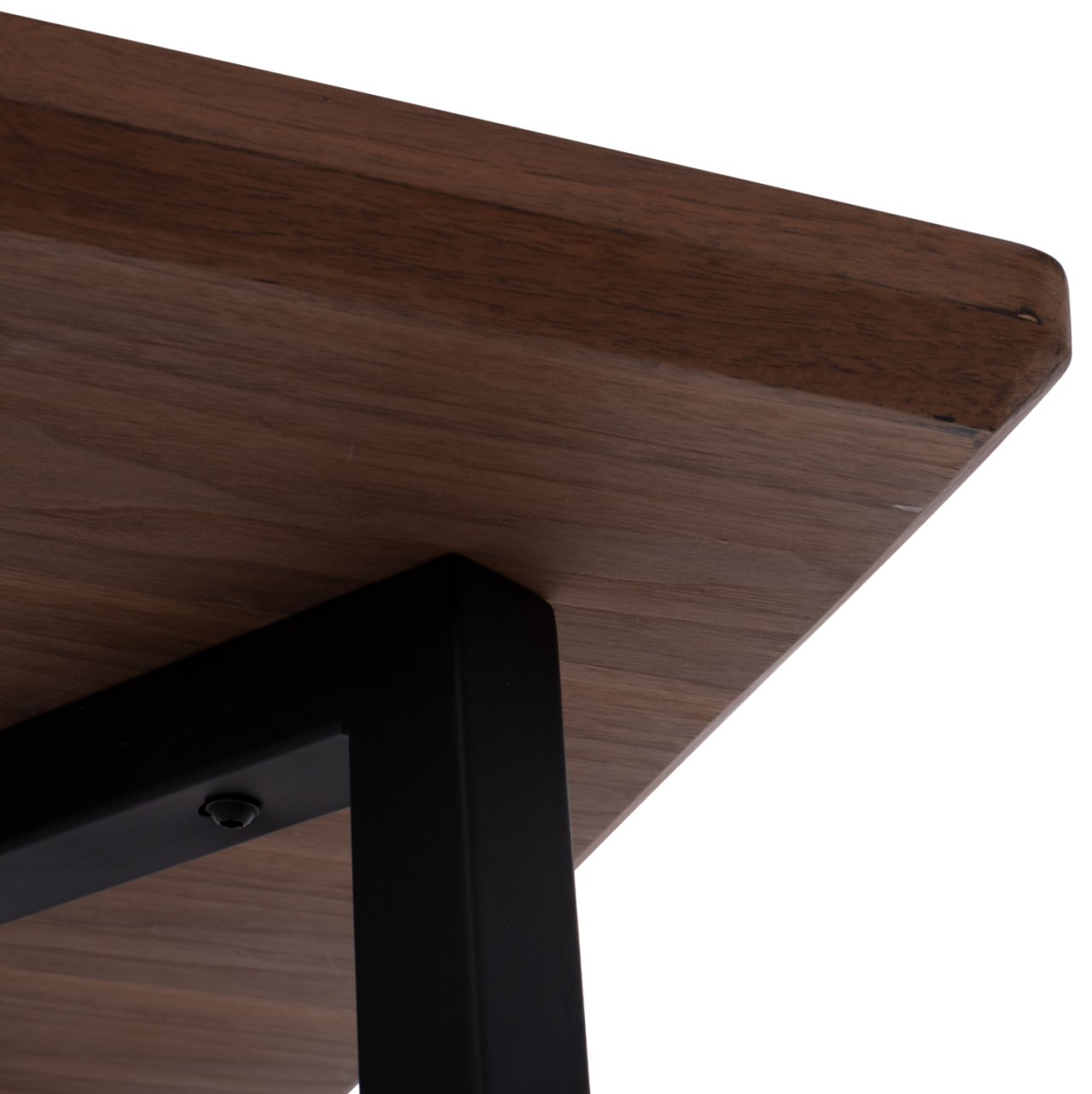 DINING TABLE JAY HM9304.02 MDF TOP WALNUT VENEER METAL LEGS 200x100x75H [8]