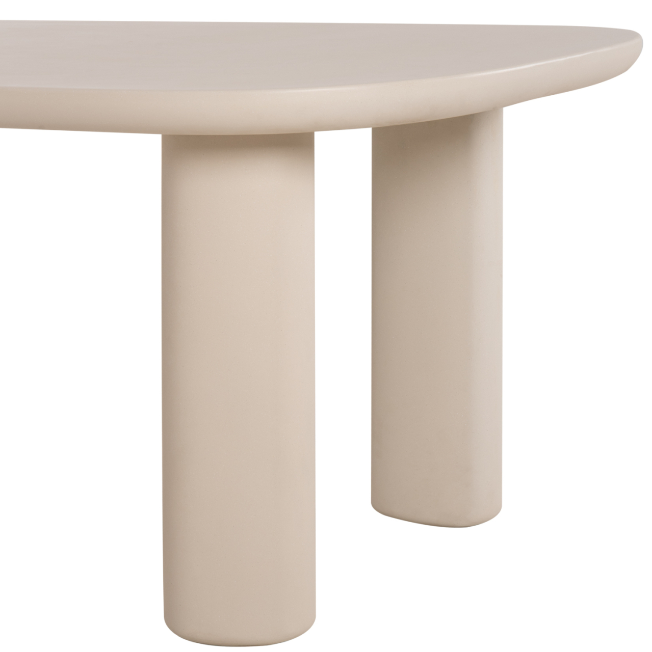 DINING TABLE KIORA HM6597.02 BEIGE FIBER CEMENT 200x100x76Hcm. [9]