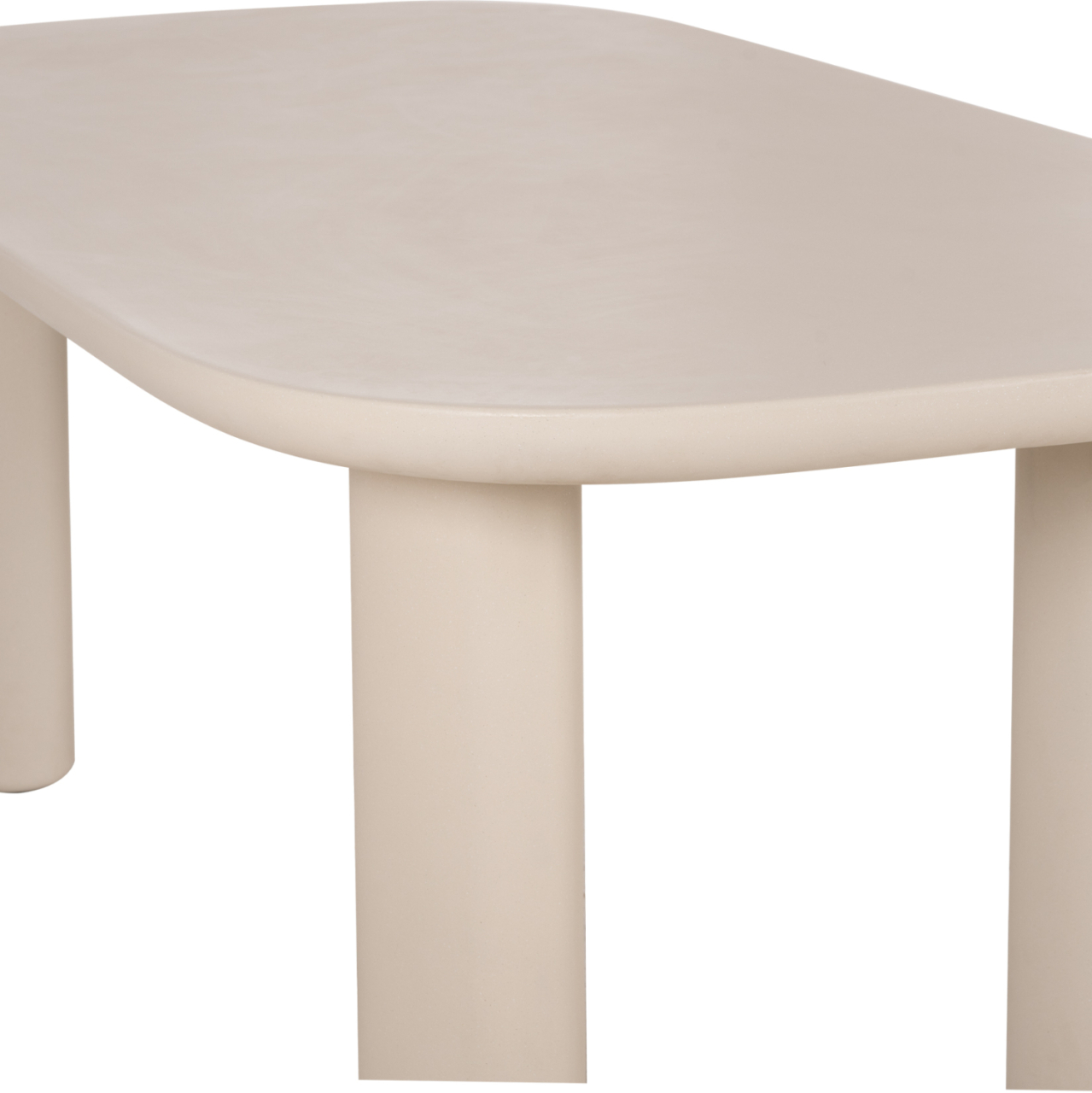 DINING TABLE KIORA HM6597.02 BEIGE FIBER CEMENT 200x100x76Hcm. [8]
