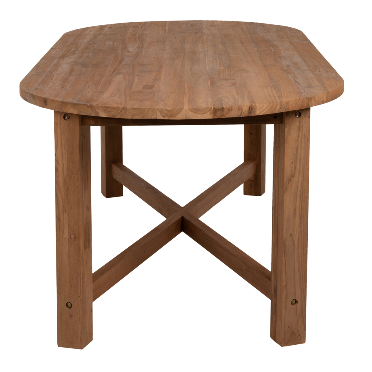 DINING TABLE KUTAI HM9639 RECYCLED TEAK WOOD IN NATURAL COLOR 220x100x75Hcm. [4]
