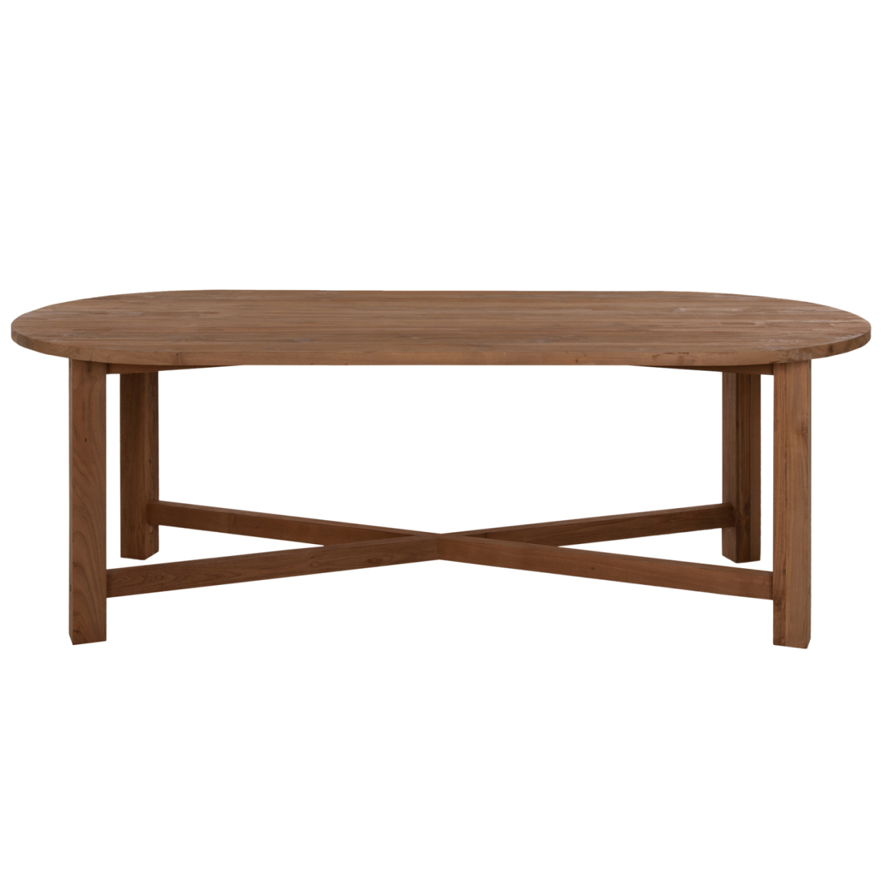 DINING TABLE KUTAI HM9640 RECYCLED TEAK WOOD IN NATURAL COLOR 200x90x75Ηcm. [3]