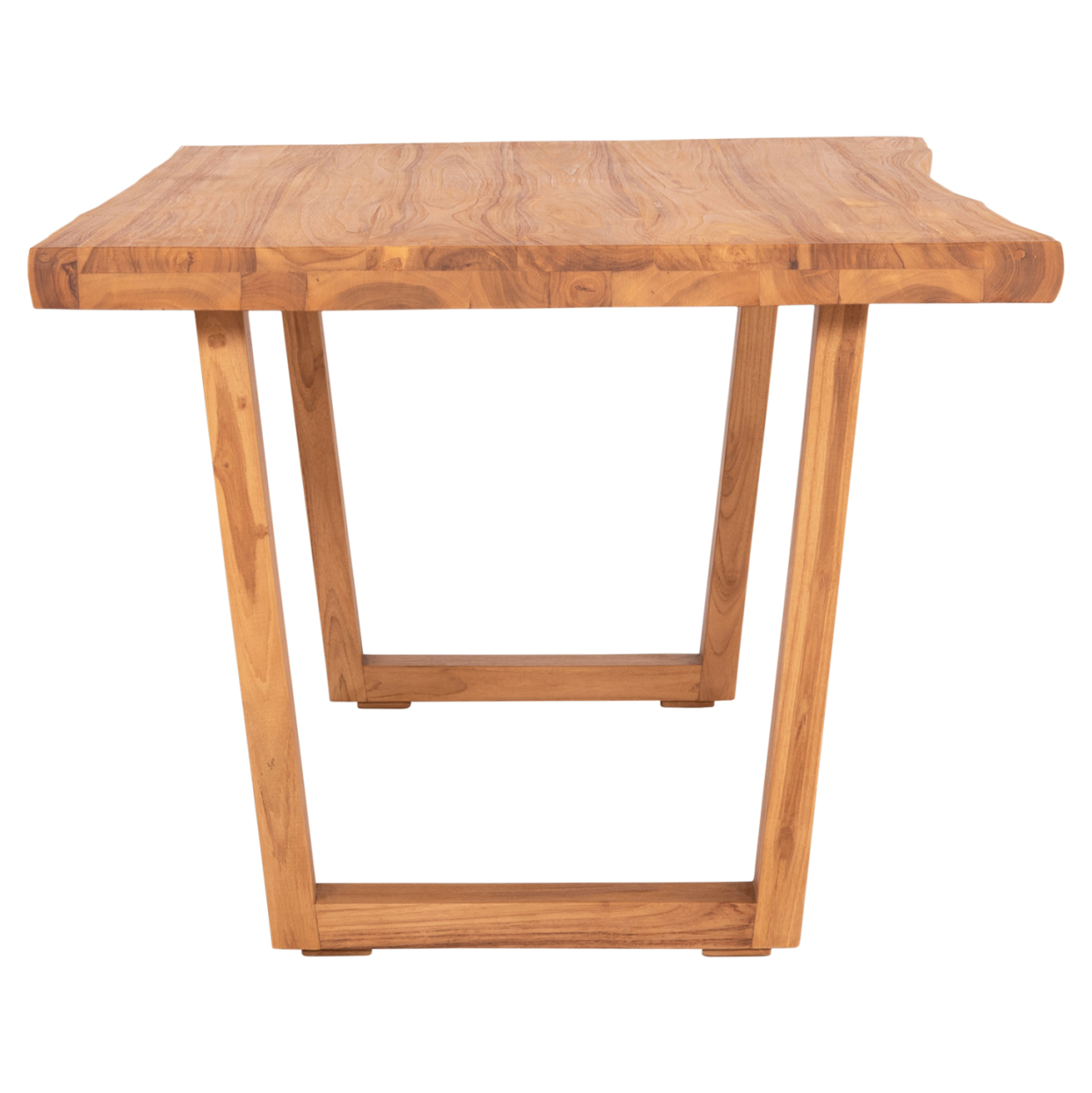 DINING TABLE LEOPOLD HM9933.01 SOLID TEAK WOOD- NATURAL COLOR 200.5x107x76Hcm. [4]