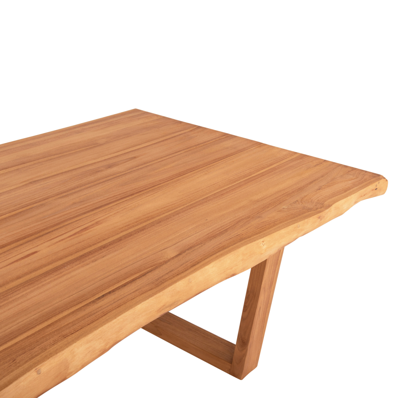 DINING TABLE LEOPOLD HM9933.01 SOLID TEAK WOOD- NATURAL COLOR 200.5x107x76Hcm. [5]