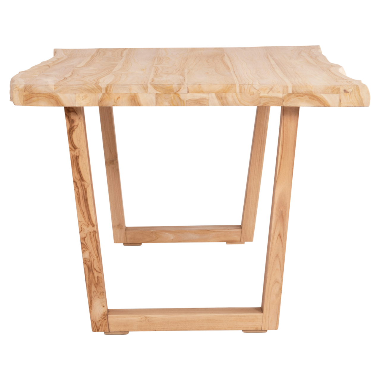 DINING TABLE LEOPOLD HM9933.02 SOLID TEAK WOOD-LIGHT NATURAL COLOR 200,5x107x76Hcm. [4]