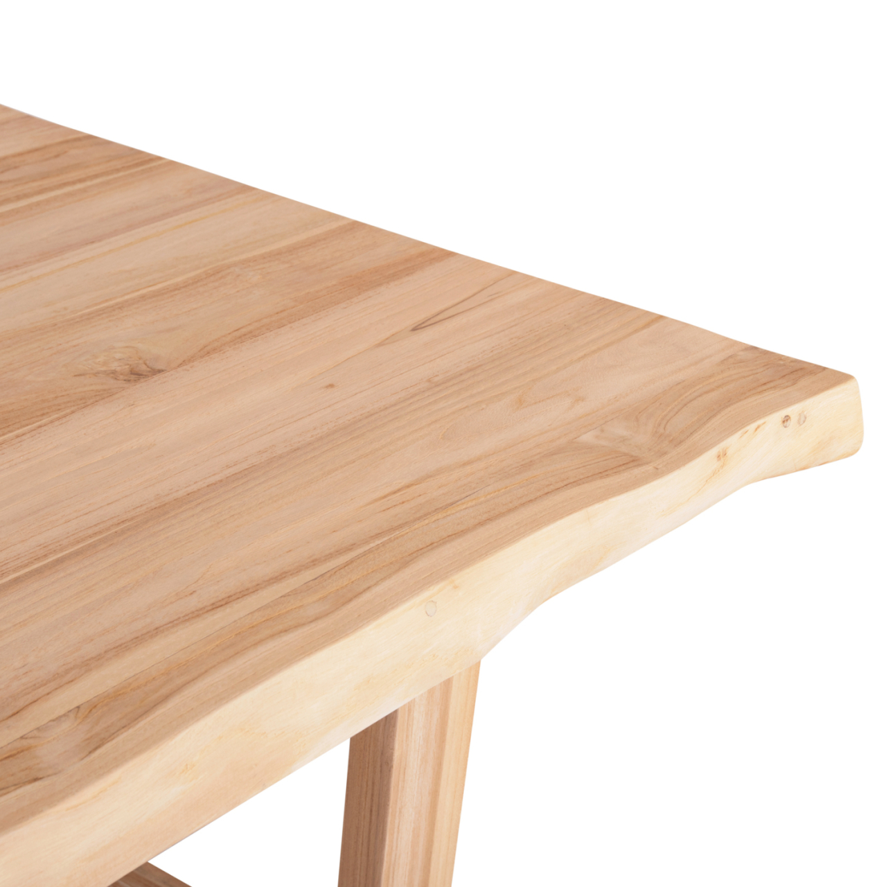 DINING TABLE LEOPOLD HM9933.02 SOLID TEAK WOOD-LIGHT NATURAL COLOR 200,5x107x76Hcm. [6]