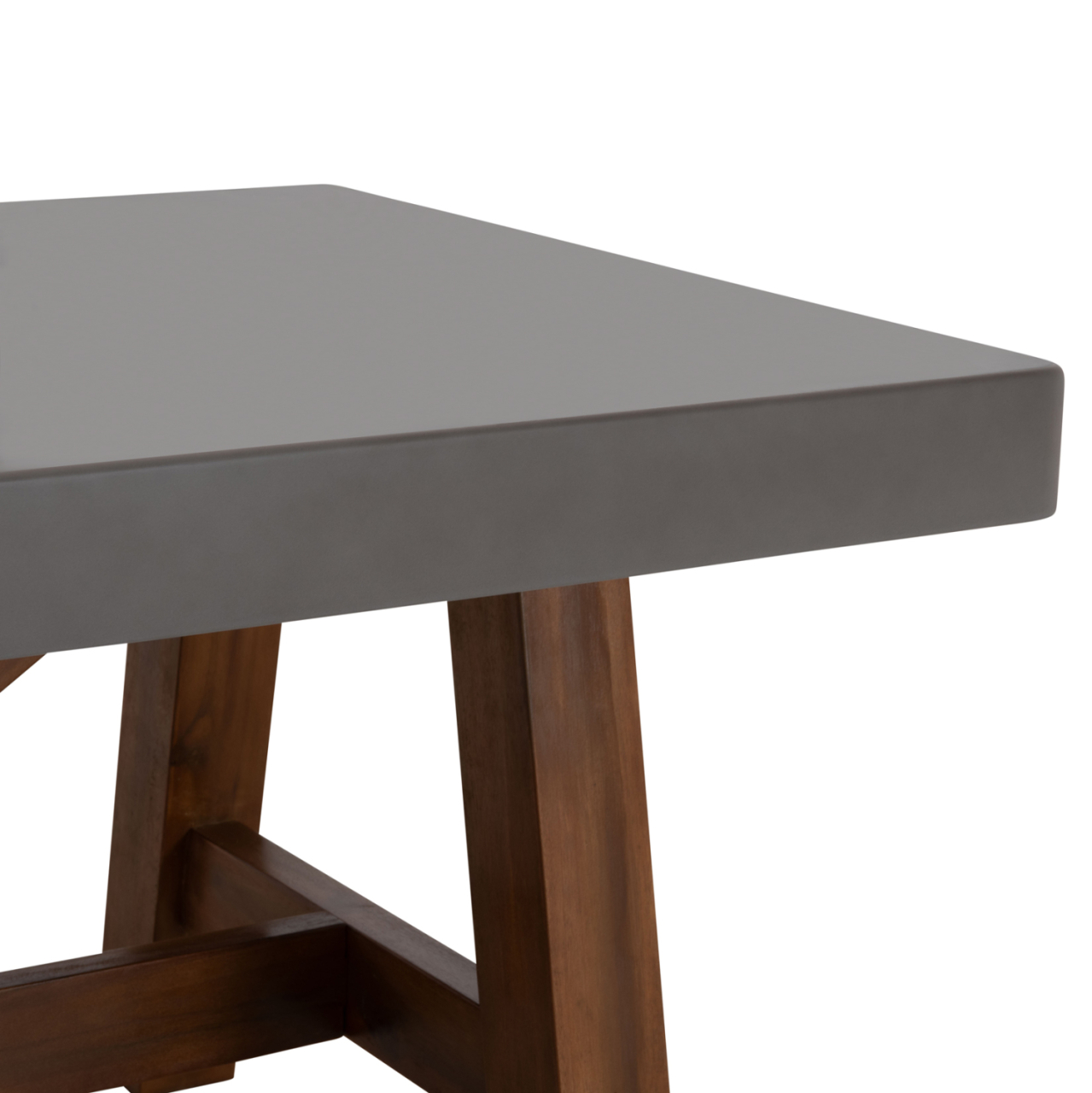 DINING TABLE MAEVE HM6575.01 GREY FIBER CEMENT TOP--ACACIA WOOD LEGS 200x100x75Hcm [9]