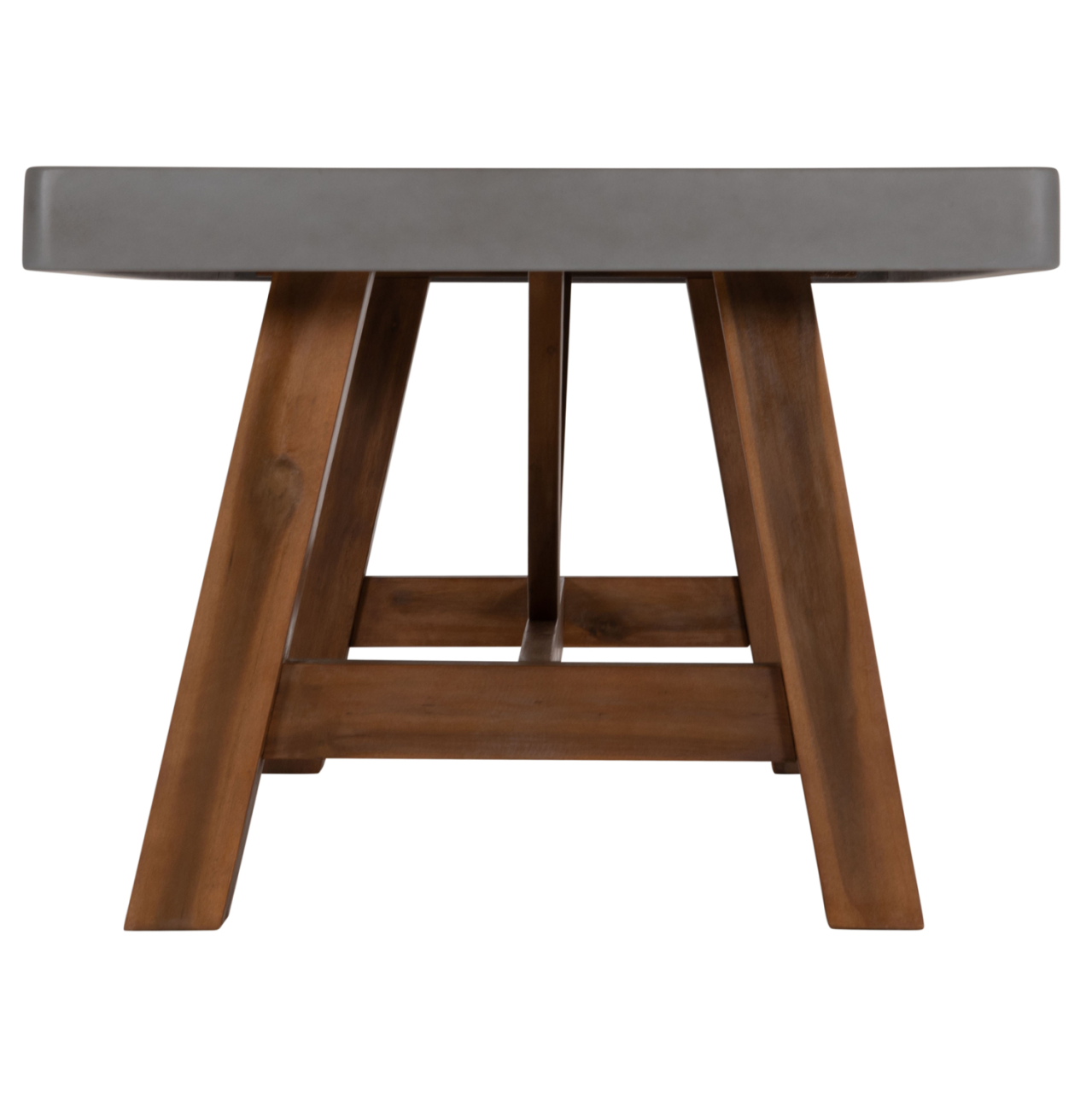 DINING TABLE MAEVE HM6575.01 GREY FIBER CEMENT TOP--ACACIA WOOD LEGS 200x100x75Hcm [7]
