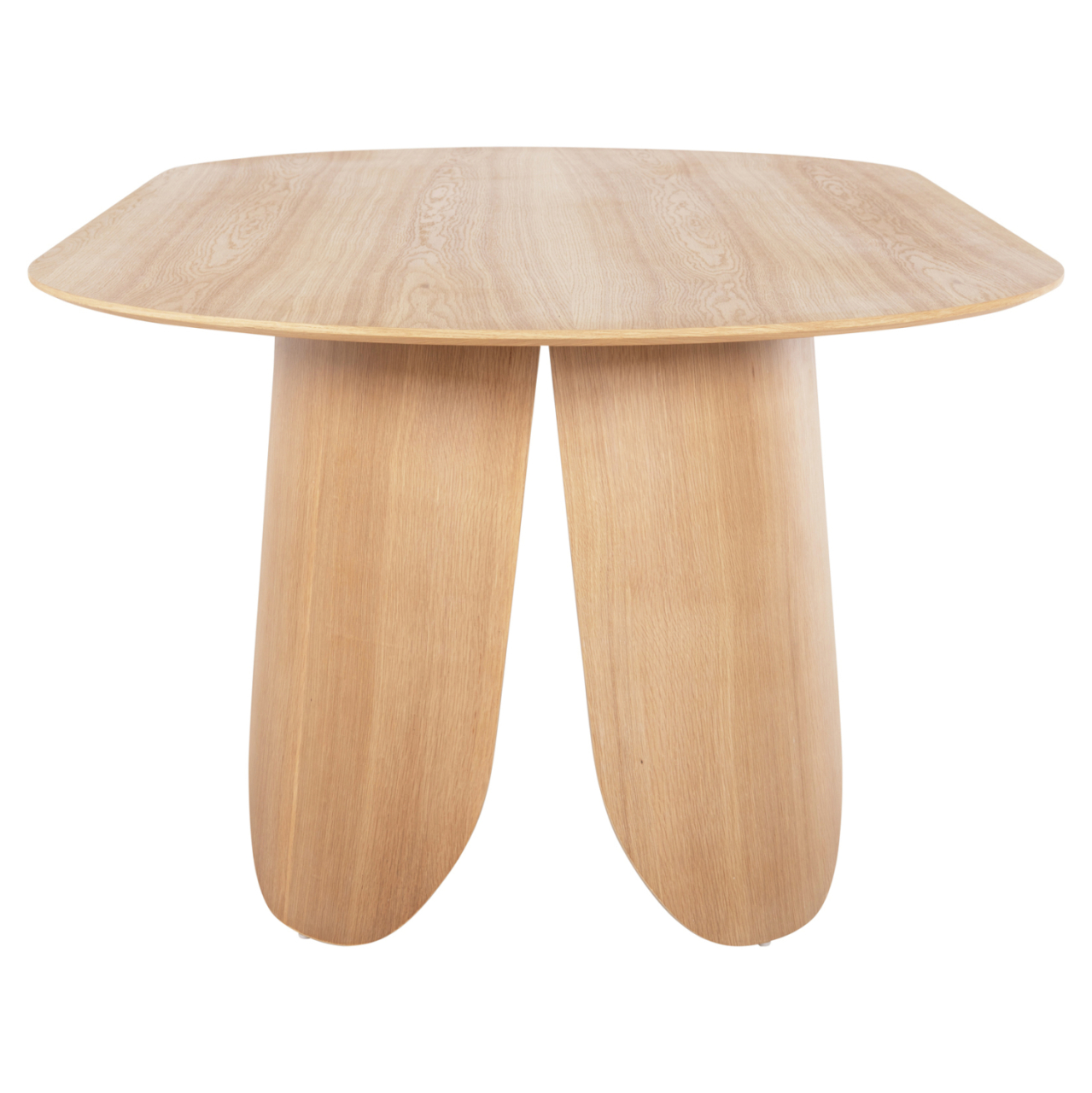 DINING TABLE OVAL DENTY HM9611.01 MDF WITH OAK VENEER-NATURAL OAK 240x120x75Hcm. [4]