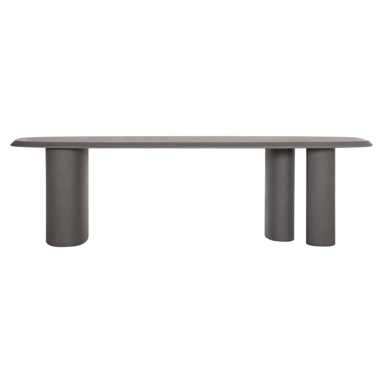 DINING TABLE OVAL GLEN HM6598.01 FIBER CEMENT IN GREY 260x95x75Hcm [3]