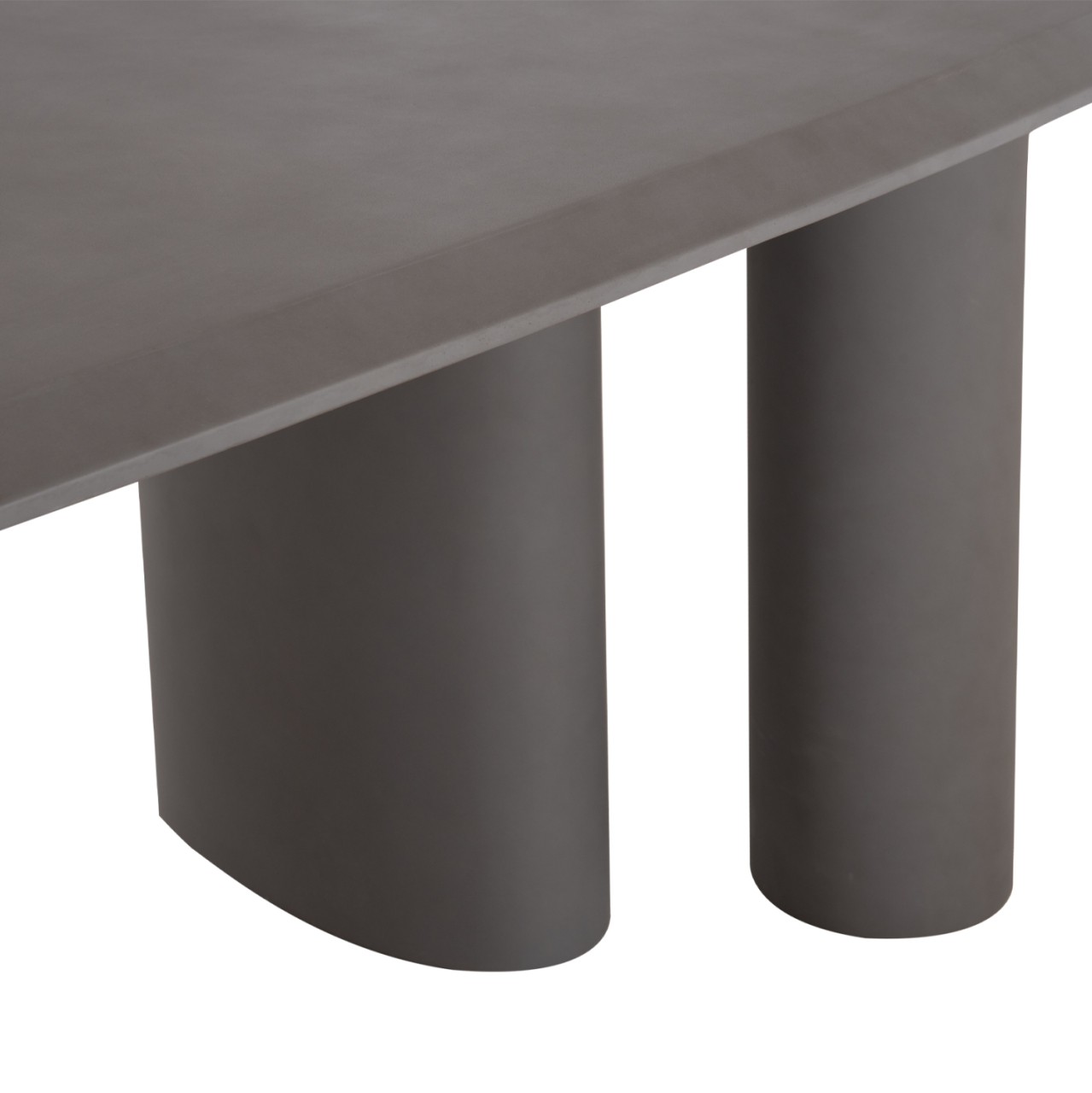 DINING TABLE OVAL GLEN HM6598.01 FIBER CEMENT IN GREY 260x95x75Hcm [9]