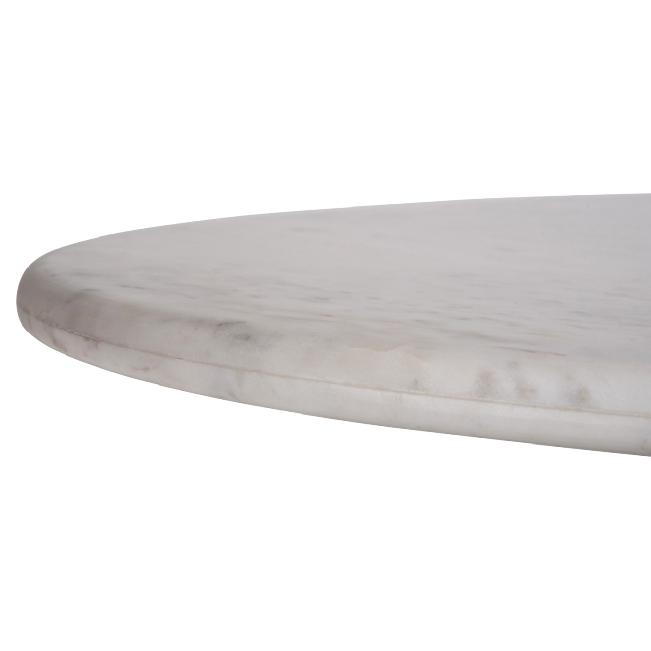 DINING TABLE OVAL PURGER HM9715 SOLID MANGO WOOD-WHITE MARBLE 180x89x76Hcm. [6]