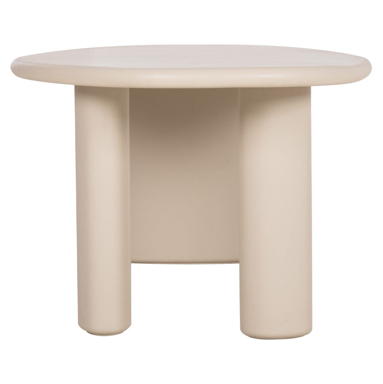 DINING TABLE OVAL VOLPE HM6599.02 FIBER CEMENT IN BEIGE 240x106x75Hcm [6]