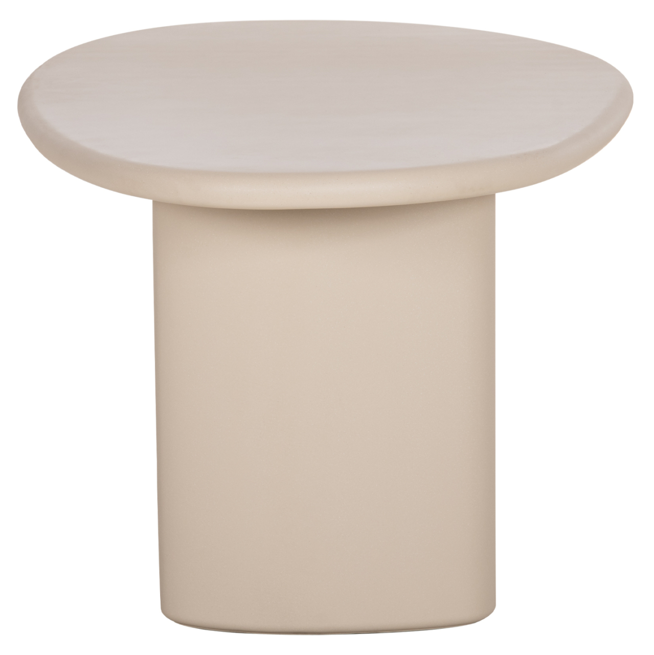 DINING TABLE OVAL VOLPE HM6599.02 FIBER CEMENT IN BEIGE 240x106x75Hcm [4]