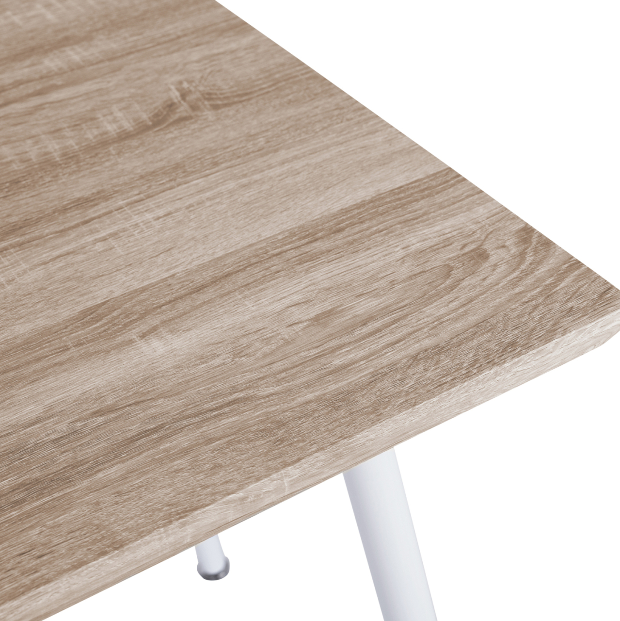 Dining Table PALOMA HM8334.02, 120x70x76.5- sonoma,white legs [4]