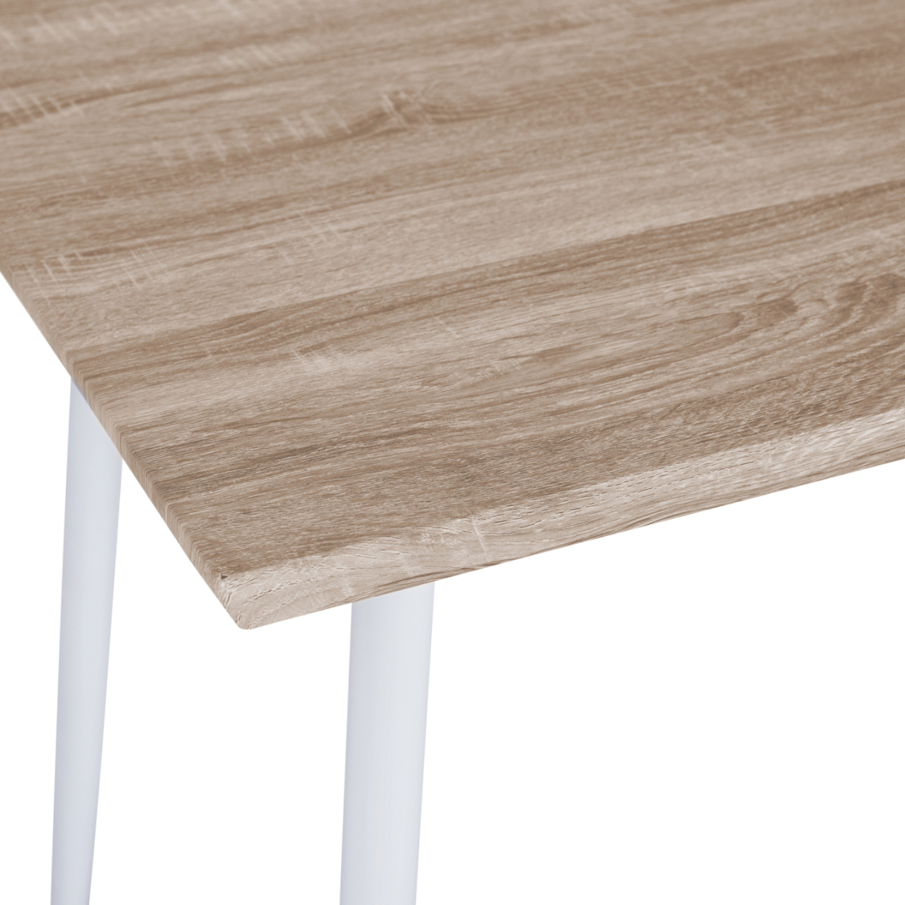 Dining Table PALOMA HM8334.02, 120x70x76.5- sonoma,white legs [5]
